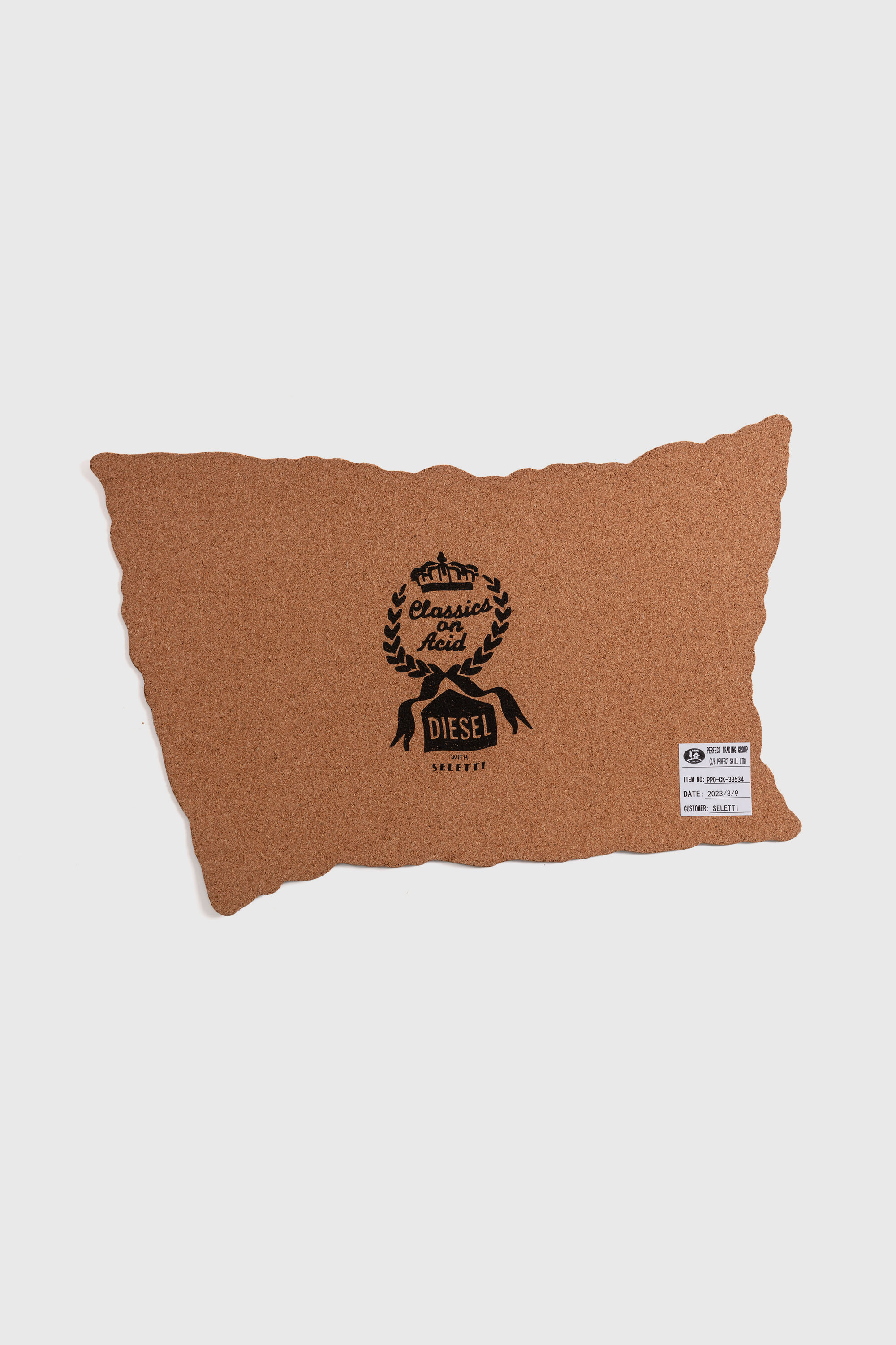 Diesel - 11261 TABLE MAT "DIESEL LIVING" - ACID F, Unisex Tischset aus Kork in Wei&szlig; - 2