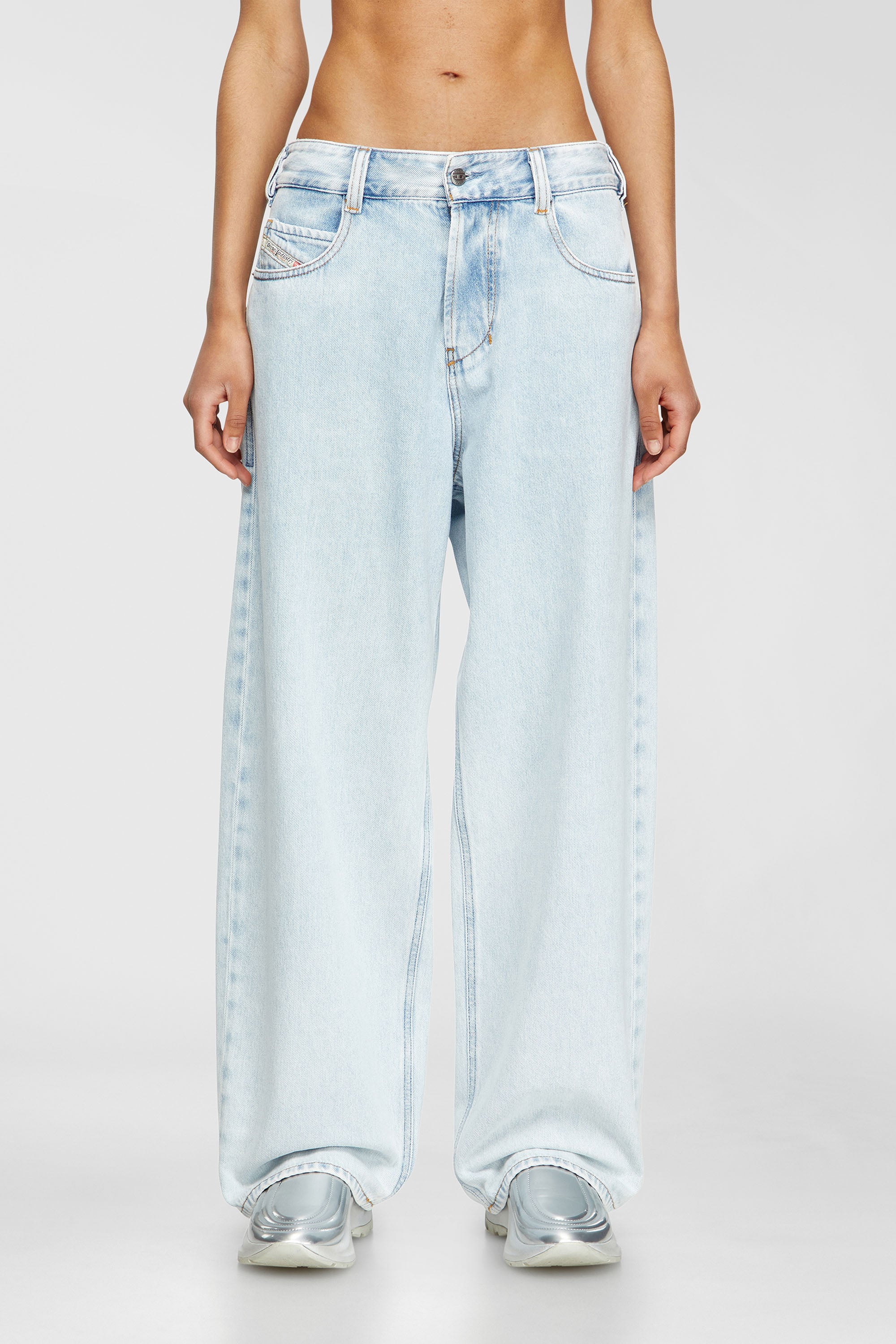 Diesel - Unisex Relaxed Jeans 1997 D-Enim-M 09M74, Hellblau - 2