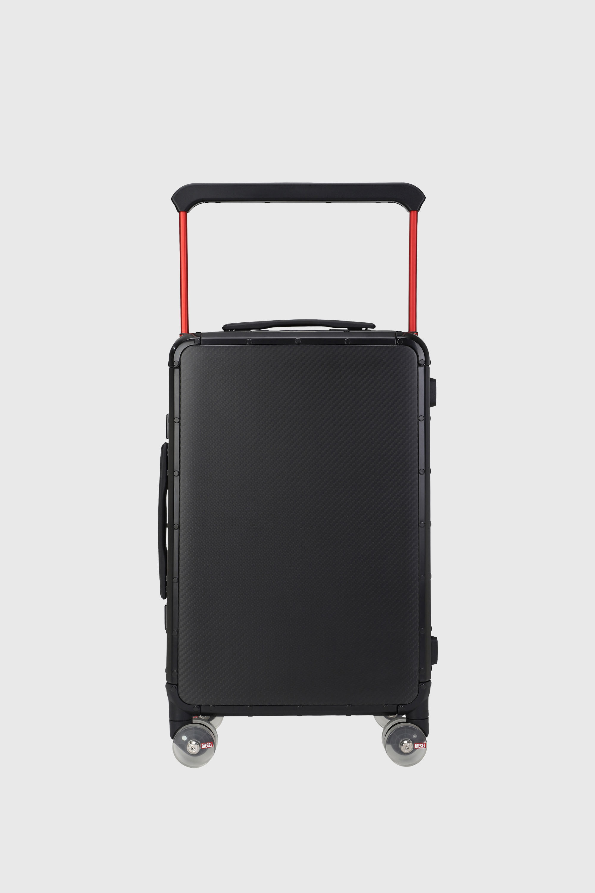 Diesel - DSL CARBON FIBER TROLLEY-BLACK- DSL001, Unisex Koffer aus Kohlefaser Gr&ouml;&szlig;e S in Schwarz - 2