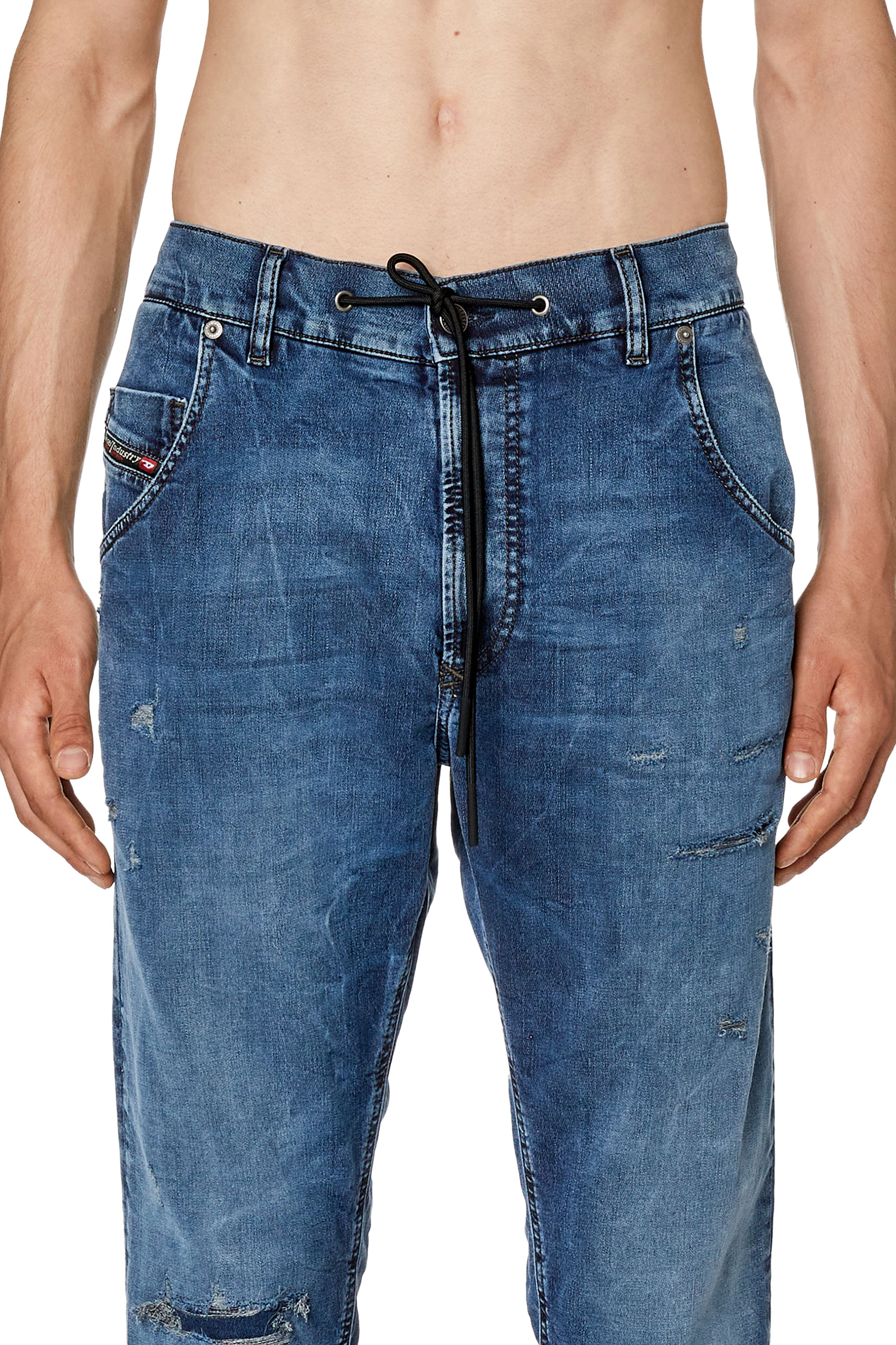 Diesel - Tapered 2030 D-Krooley Joggjeans® E9H11, Dunkelblau - Image 4