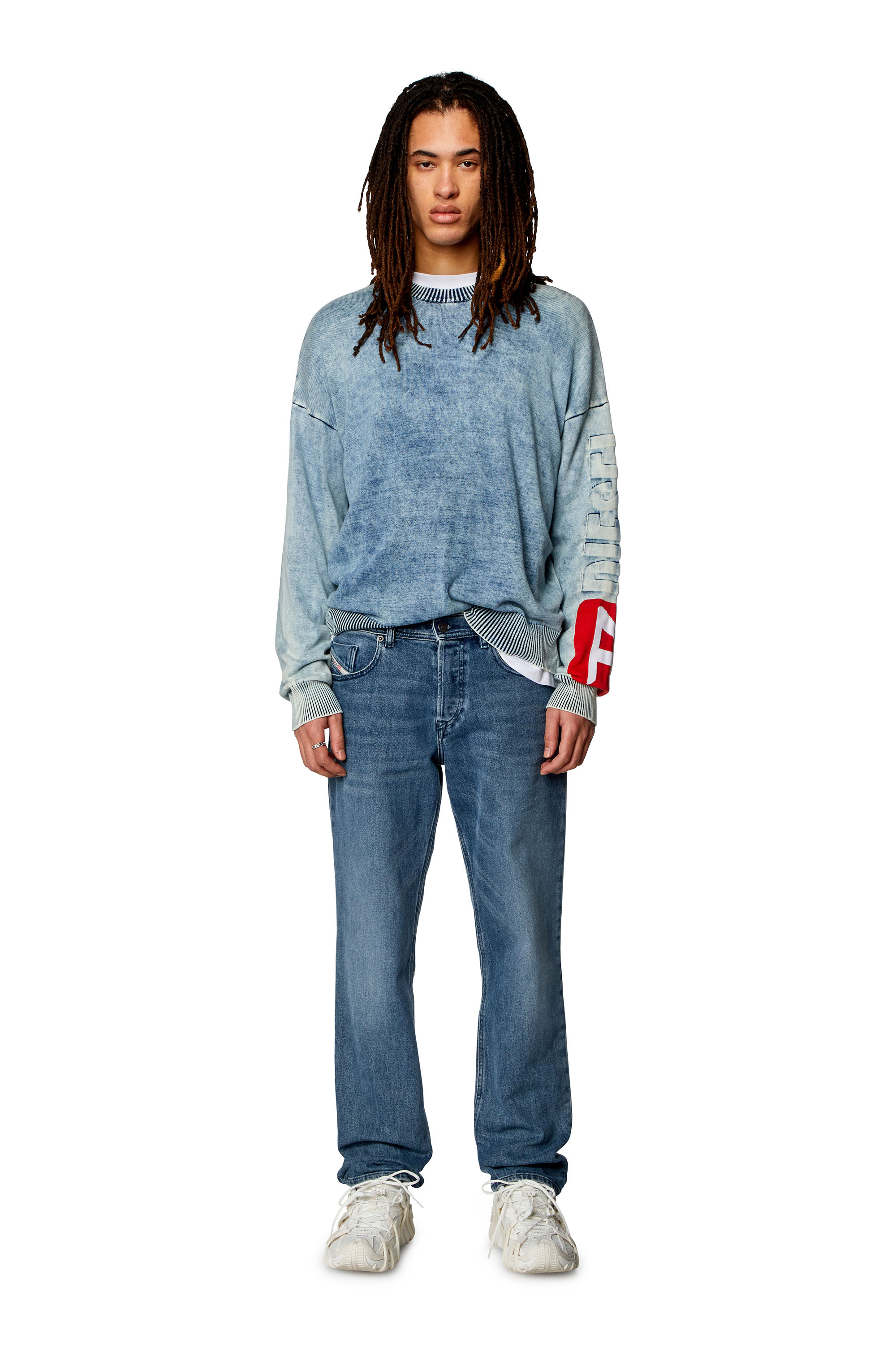 Diesel - Tapered Jeans 2023 D-Finitive 09H30, Mittelblau - Image 4