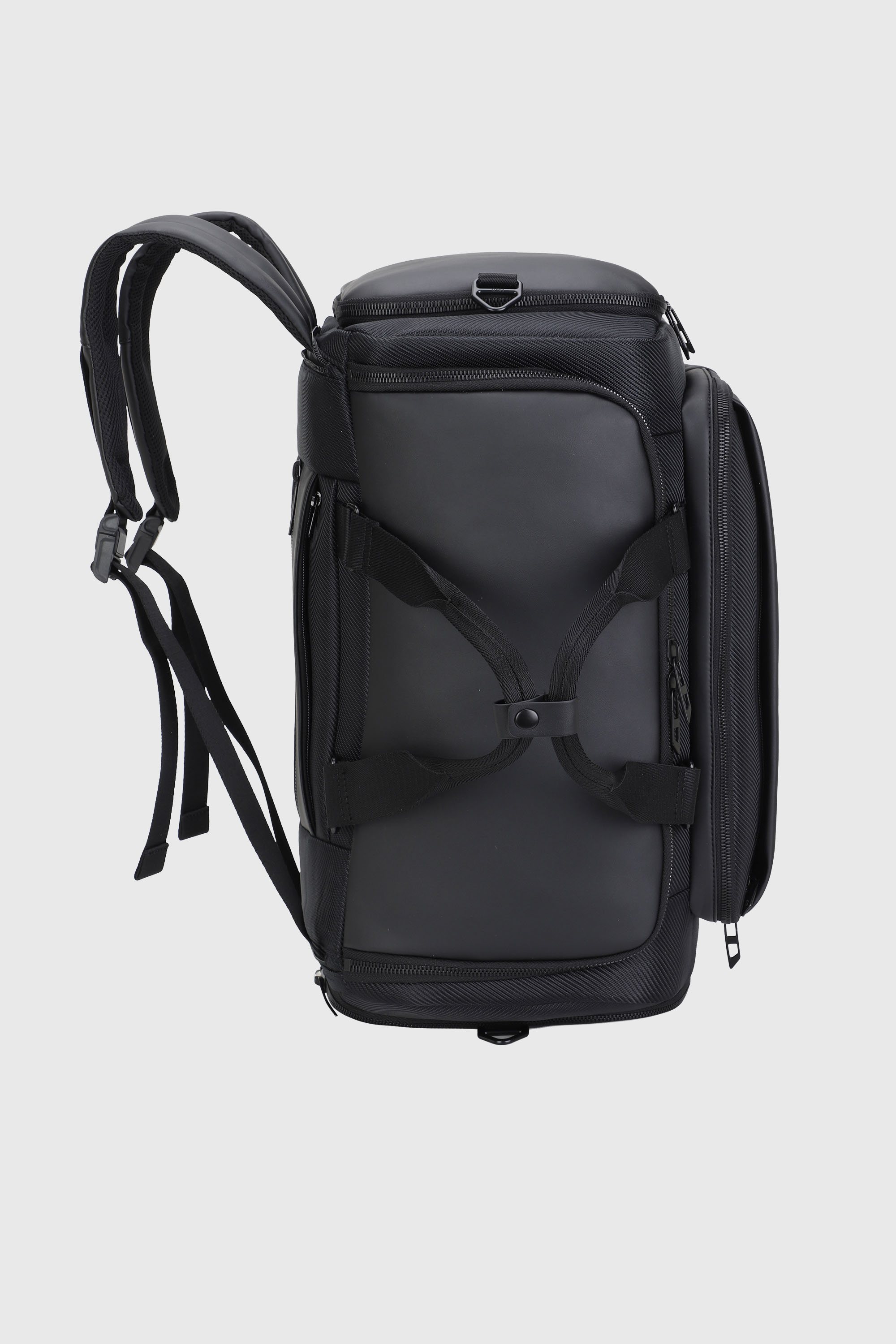 Diesel - DIESEL CARBON FIBER DUFFLE-BLACK DSB002, Unisex Praktische Business-Reisetasche in Schwarz - 4