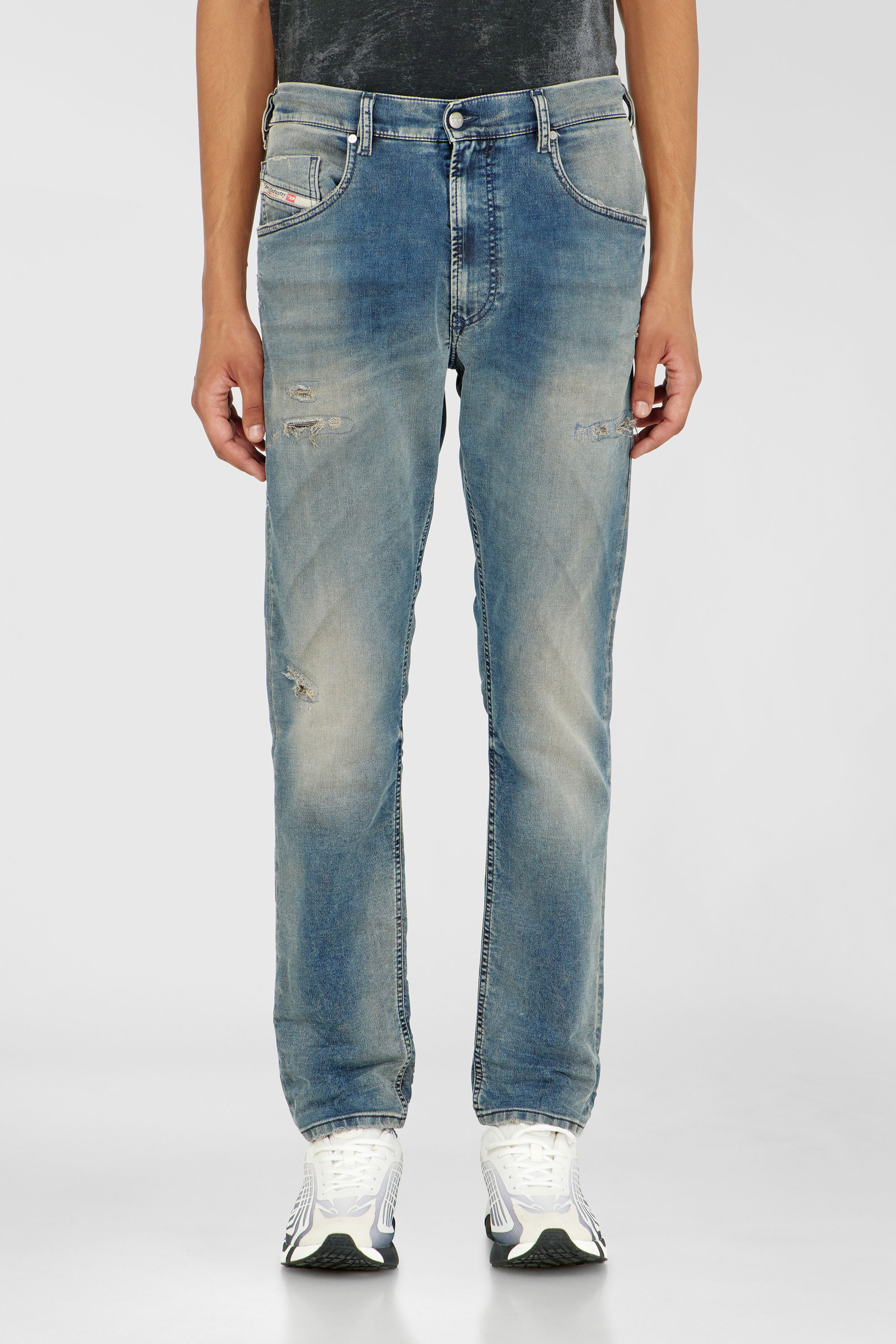 Diesel - Herren Regular 2032 D-Krooley-BW Joggjeans&reg; 068WY, Mittelblau - 2