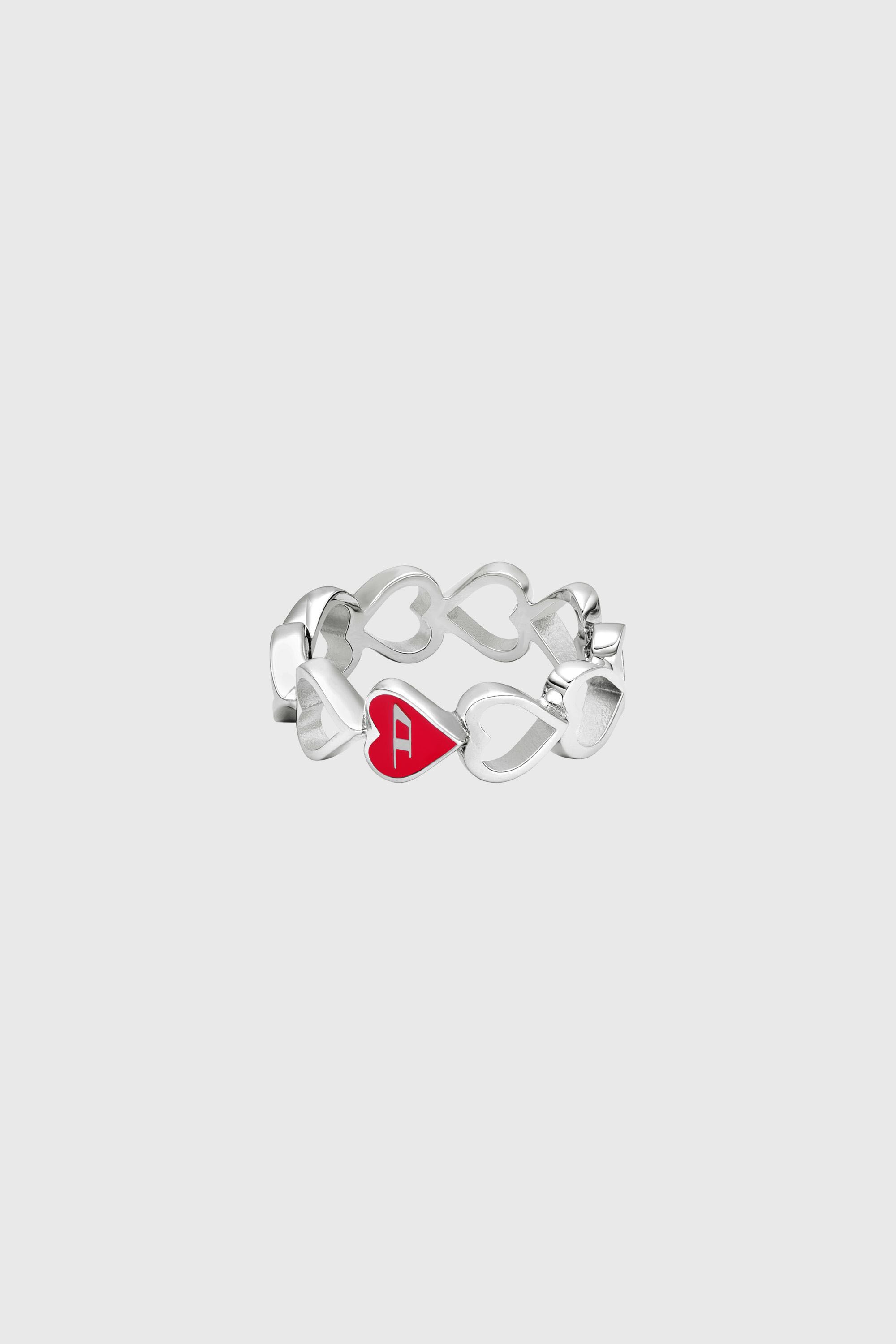 Diesel - DX166940 JEWELLERY, Unisex Edelstahl Bandring in Silber - 2
