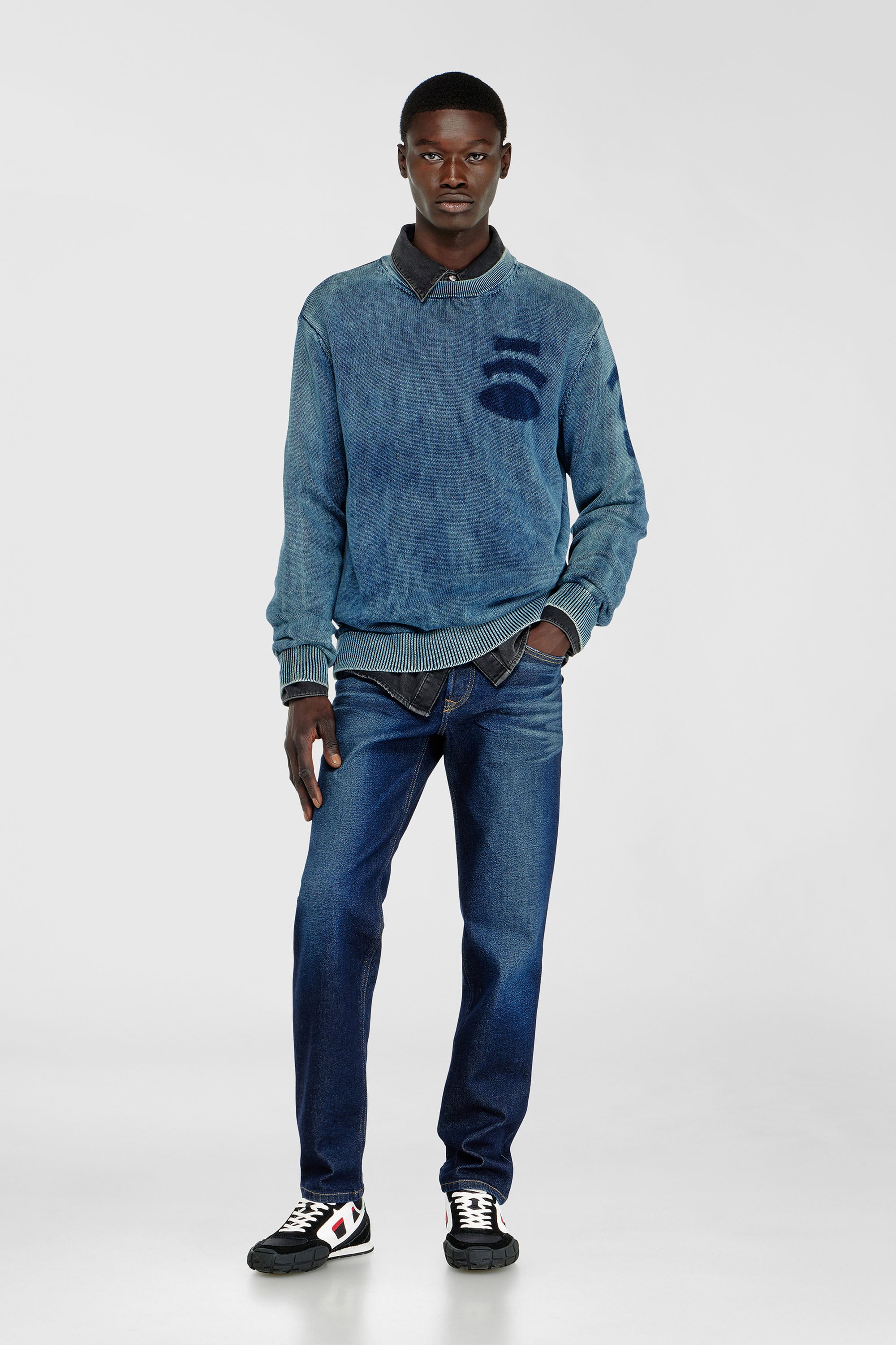 Diesel - Herren Regular Jeans 2023 D-Finitive 0KBBV, Dunkelblau - 2