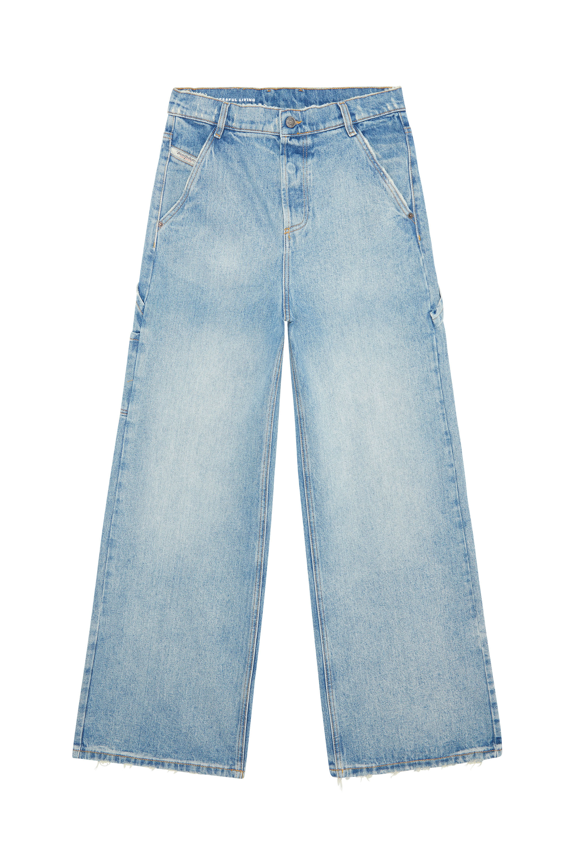 Diesel - D-Sire 0EMAG Straight Jeans, Hellblau - Image 5