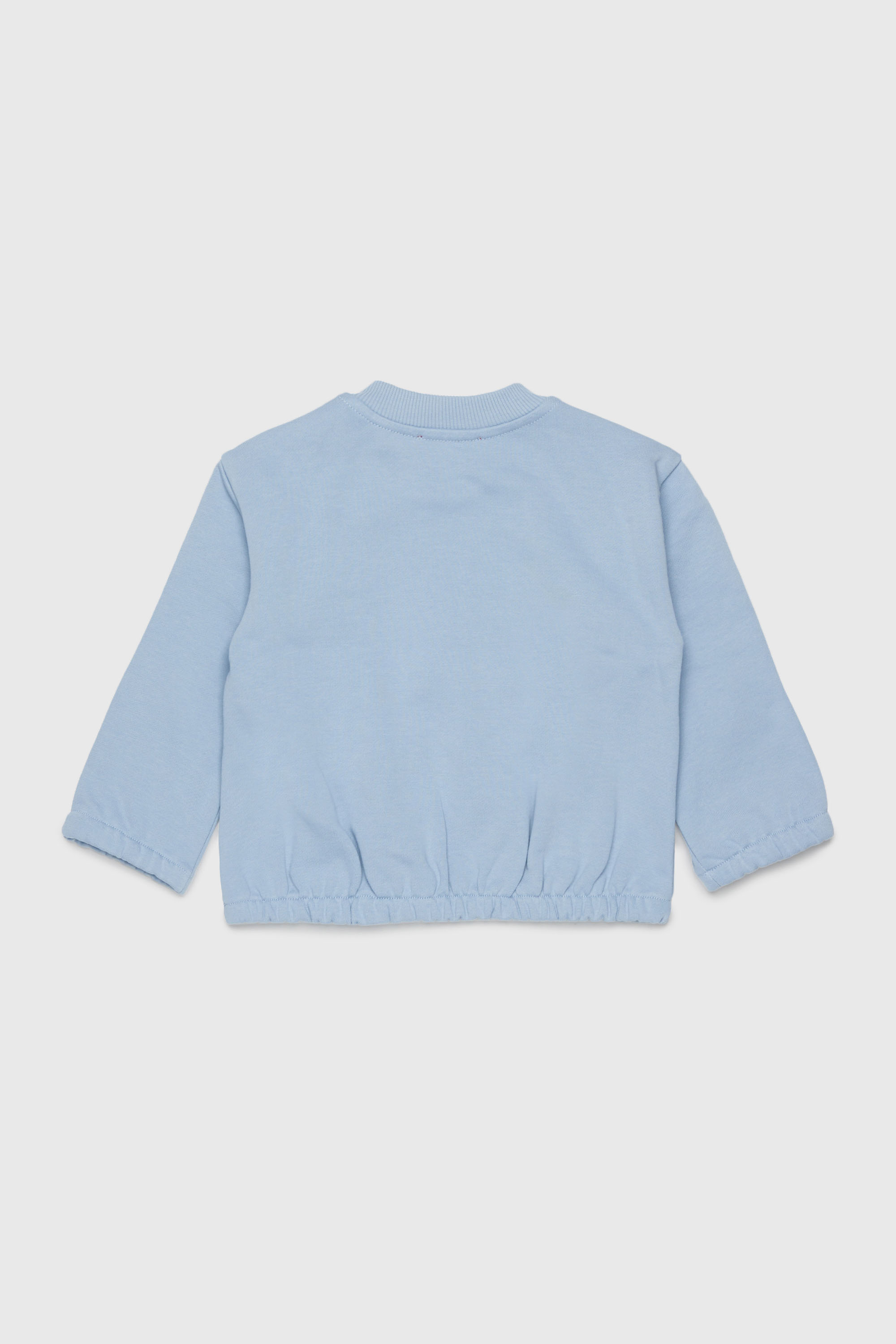 Diesel - SFUMB, Damen Baumwoll-Sweatshirt mit starburst Logo-Print in Hellblau - 2