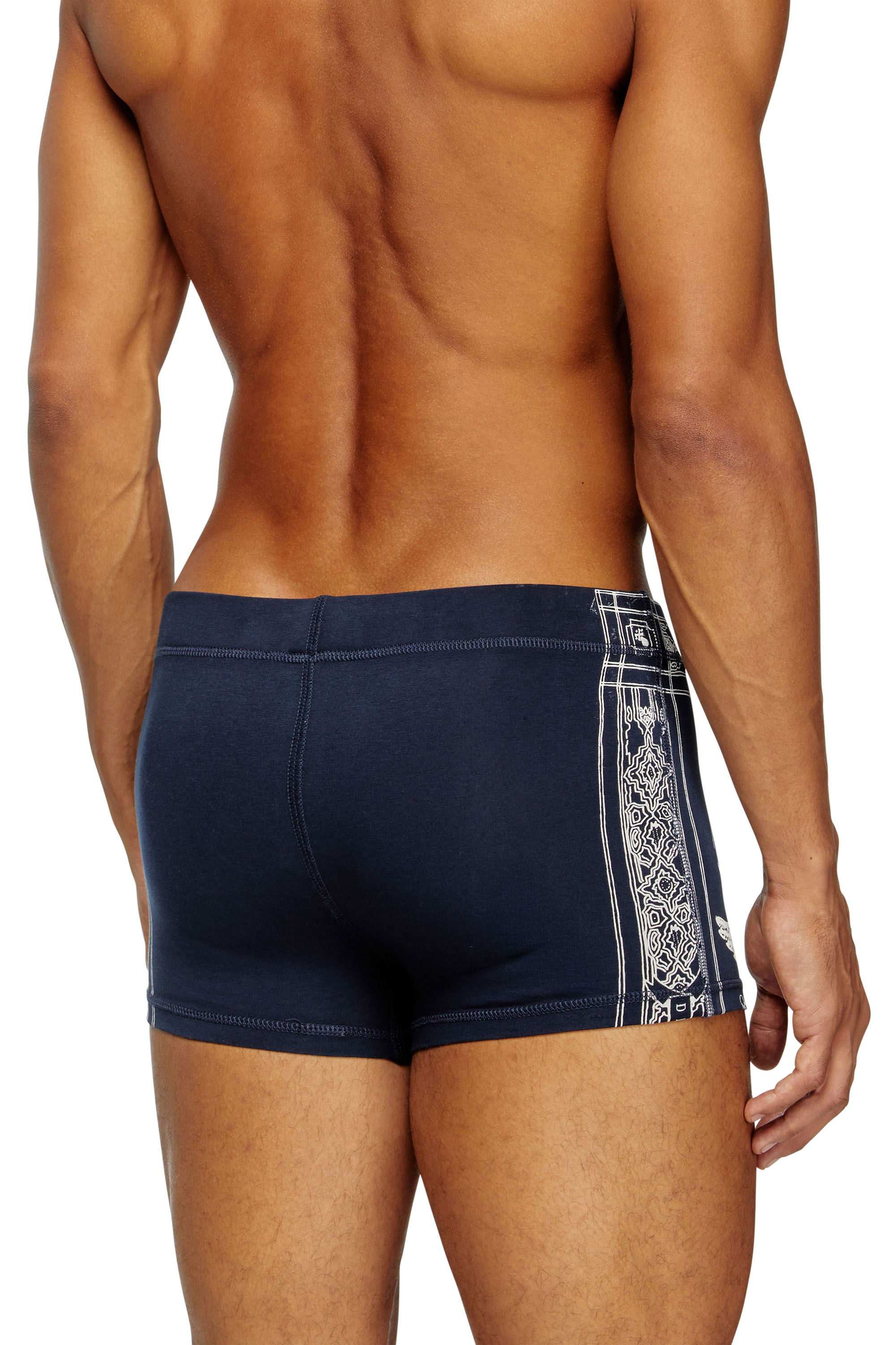 Diesel - DAMIEN-UTLT, Herren Retropants mit Phoenix-Print in Blau - 3