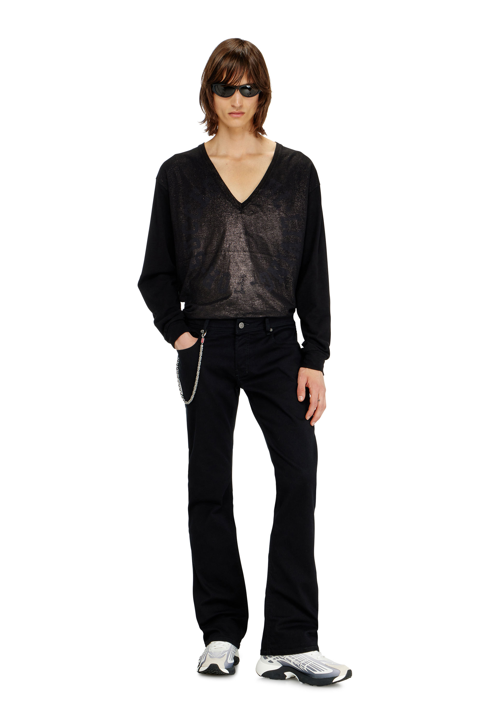 Diesel - Herren Bootcut Jeans 2007 Zatiny 0688H, Schwarz/Dunkelgrau - 2