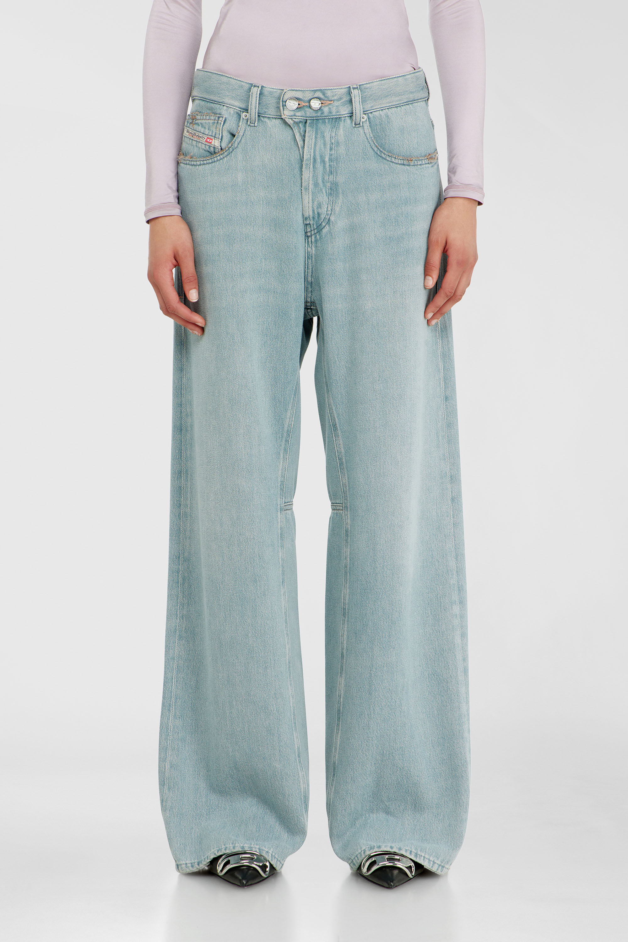 Diesel - Damen Relaxed Jeans 1996 D-Sire 09P84, Hellblau - 1