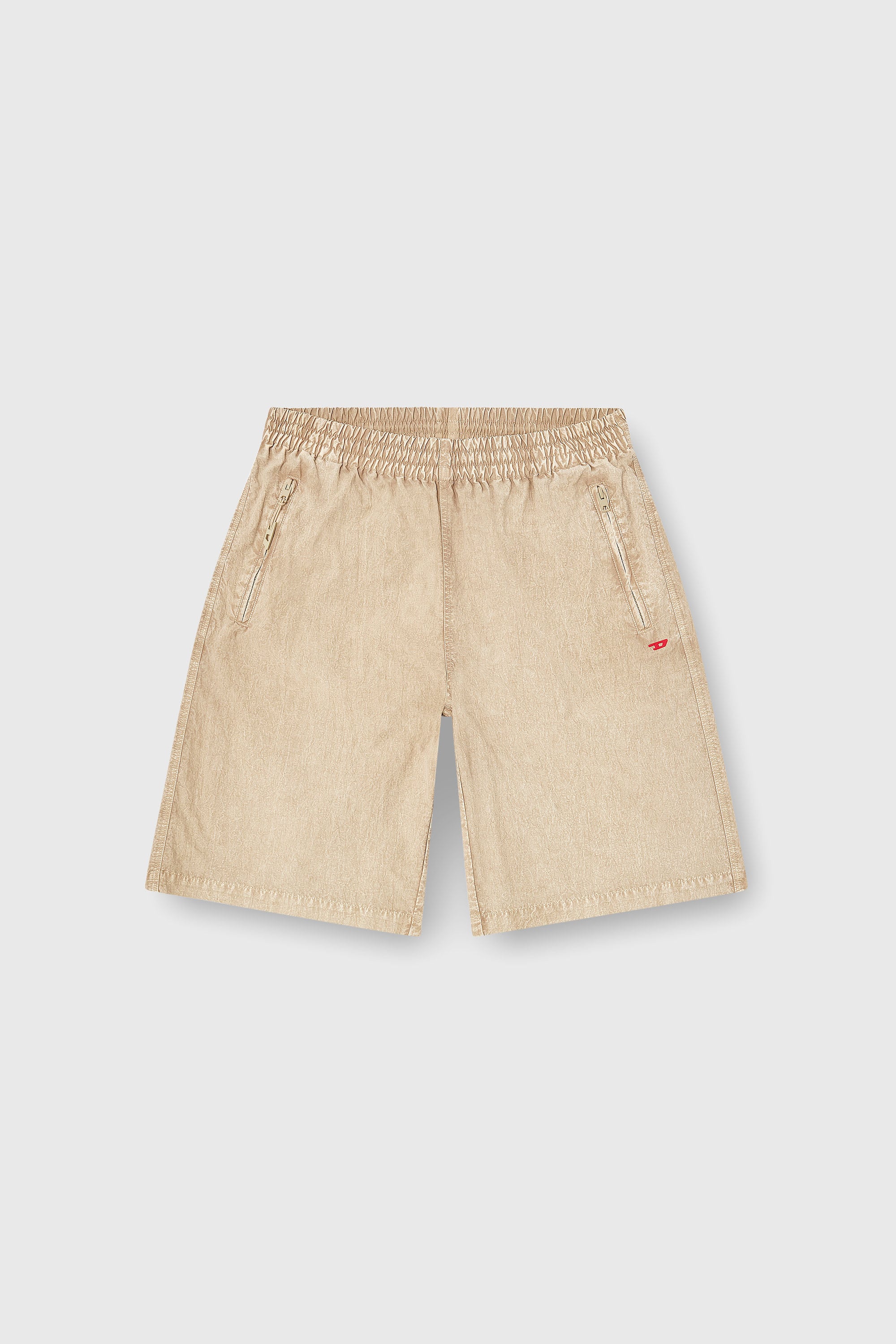 Diesel - P-THECK-SHORT-PLBH, Herren Behandelte Nylon-Shorts in Beige - 2