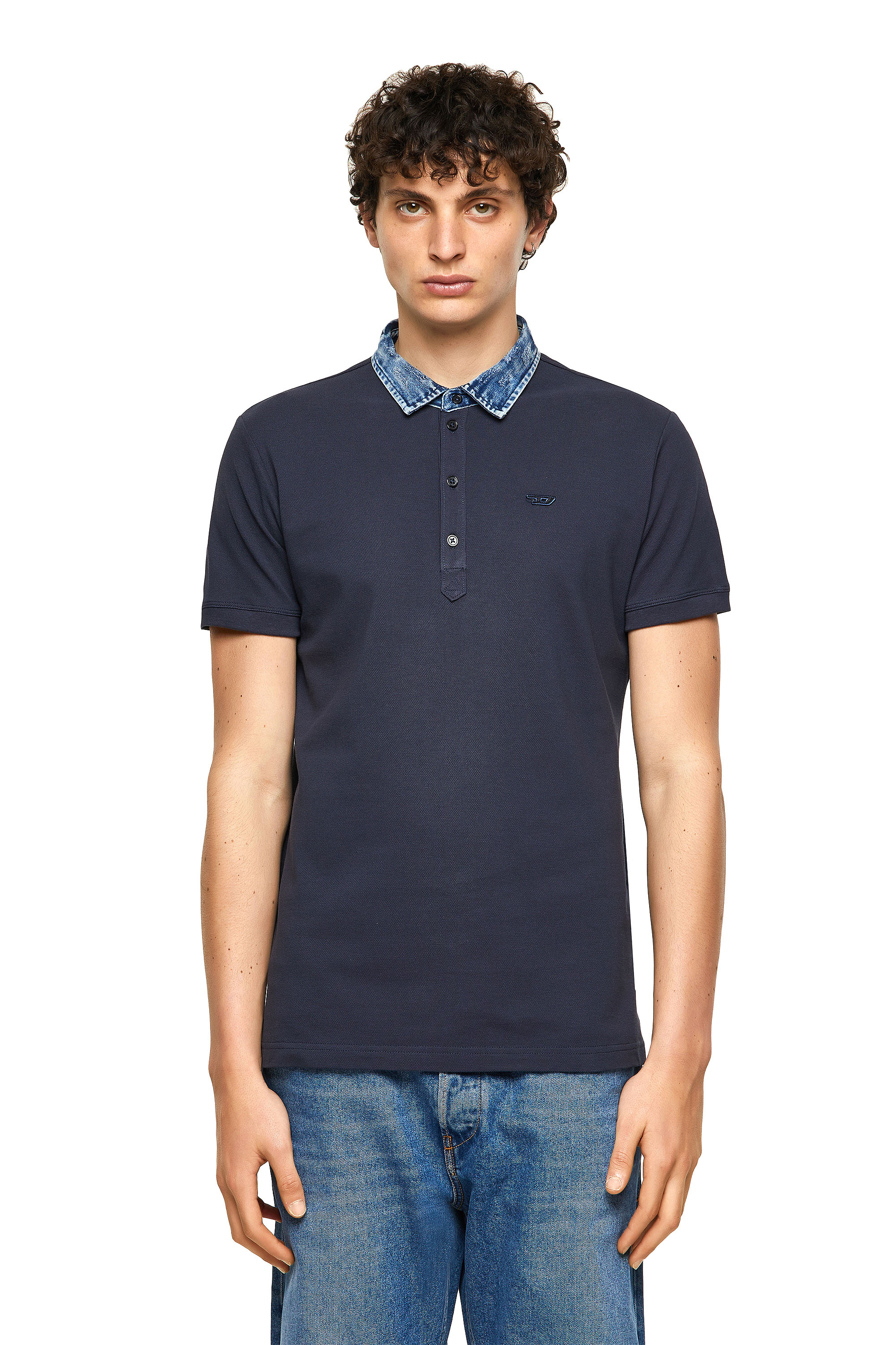T-MILES-NEW, Dunkelblau - Polohemden