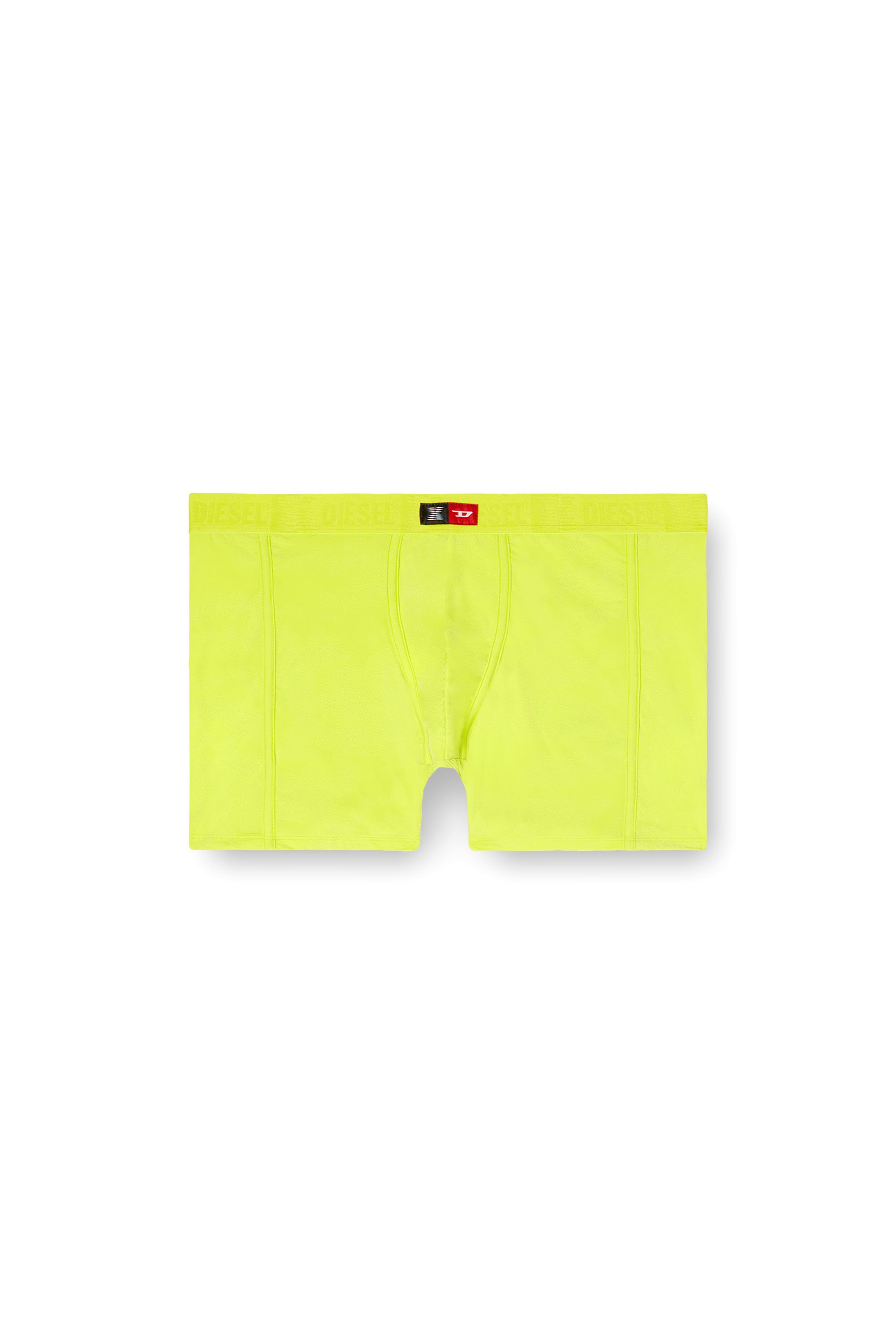 Diesel - FLOCKED-BOXER-BRIEFS, Herren Retropants aus beflockter Mikrofaser in Neongrün - 5