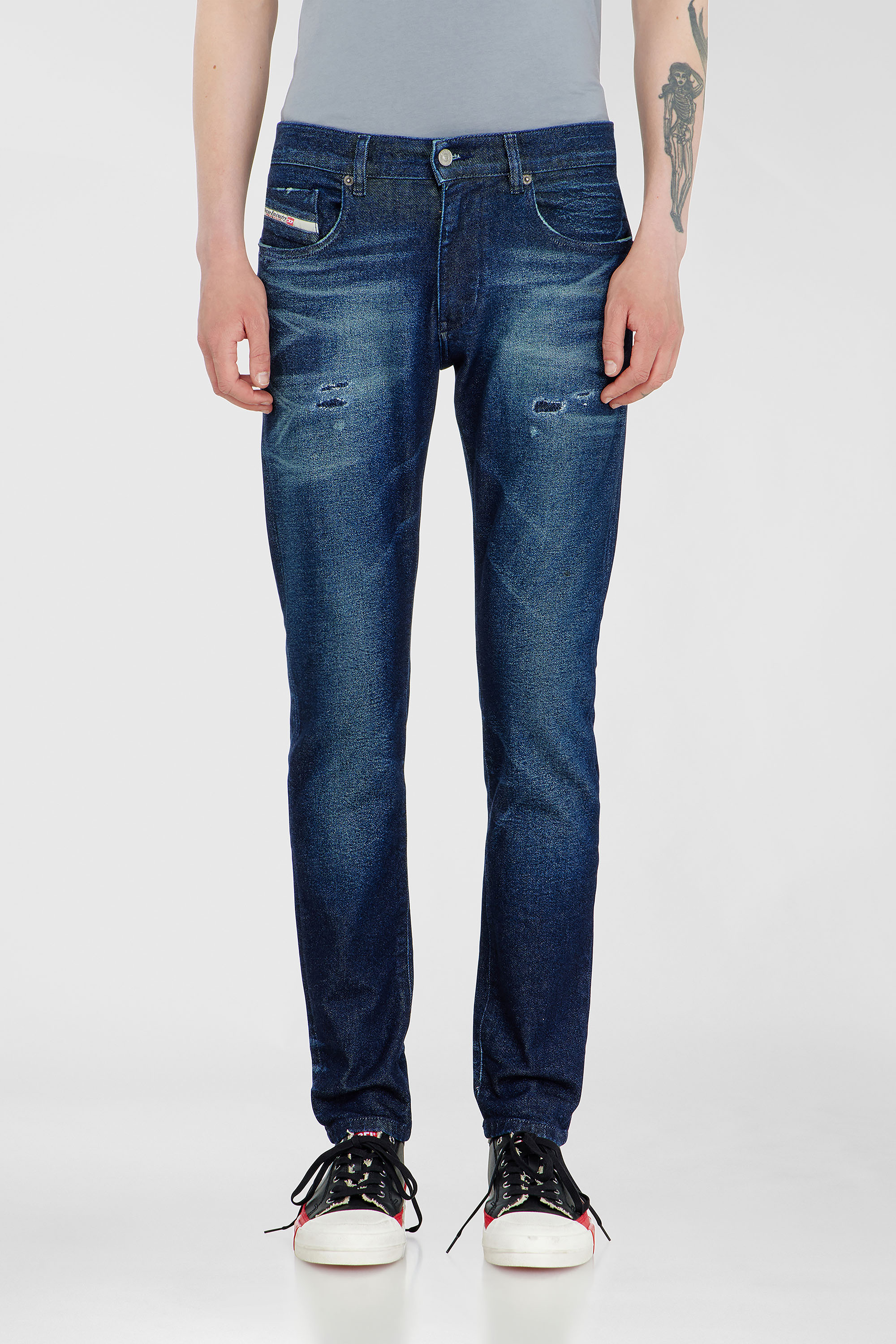 Diesel - Herren Slim Jeans 2019 D-Strukt 0KBBU, Dunkelblau - 1