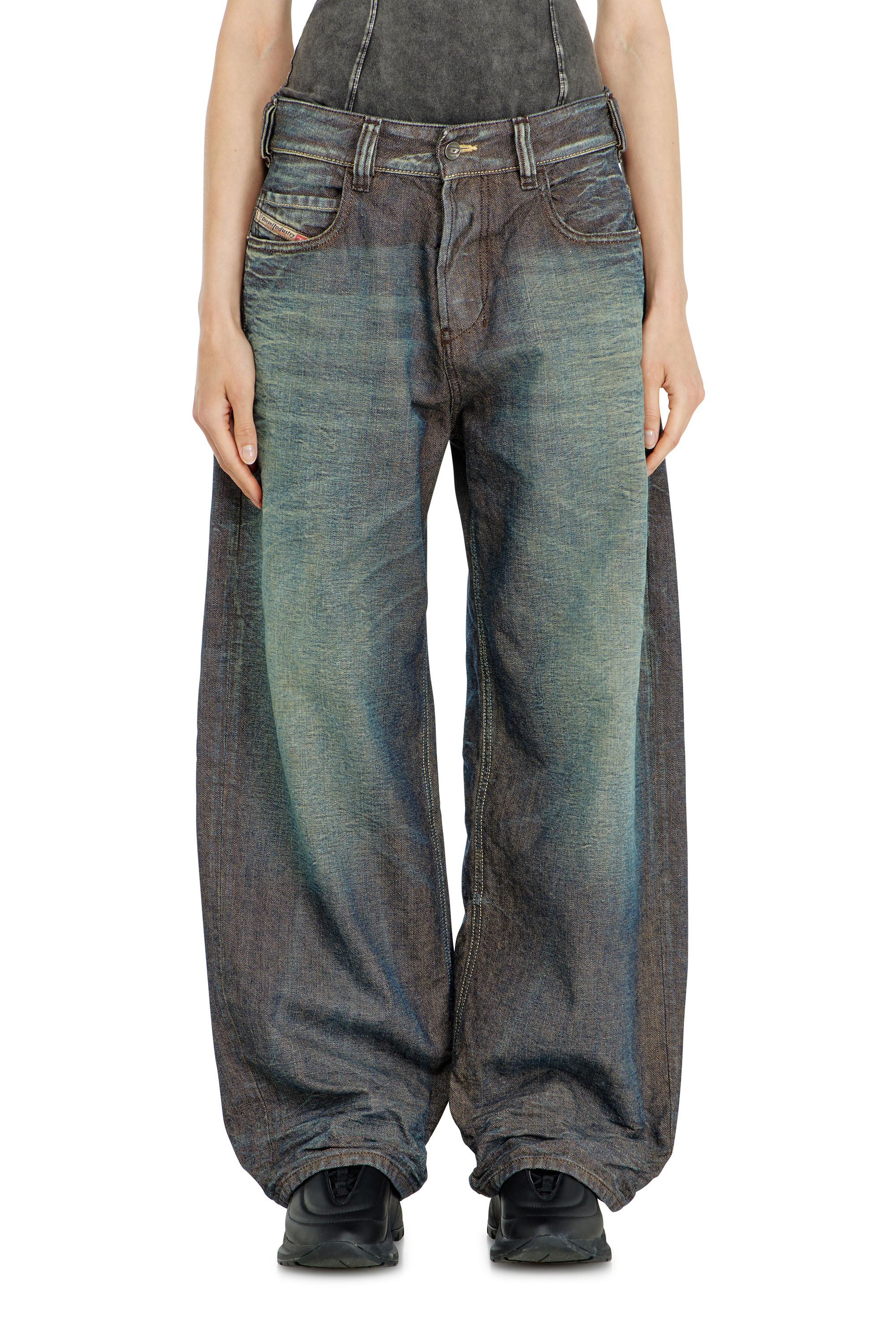 Diesel - Unisex Relaxed Jeans 1997 D-Enim-M 007EM, Dunkelblau - 2