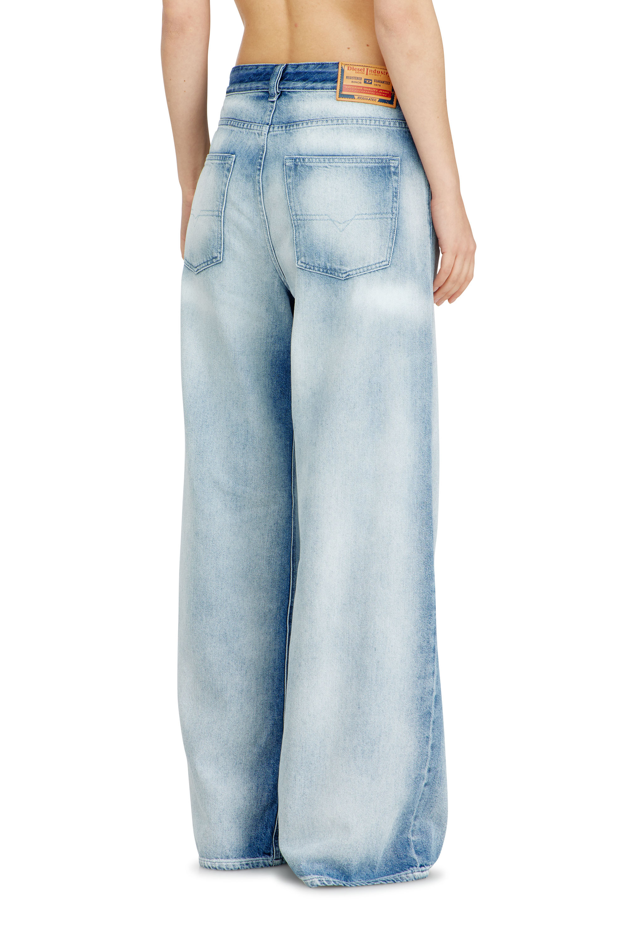Diesel - Damen Relaxed Jeans 1996 D-Sire 09P29, Hellblau - 4