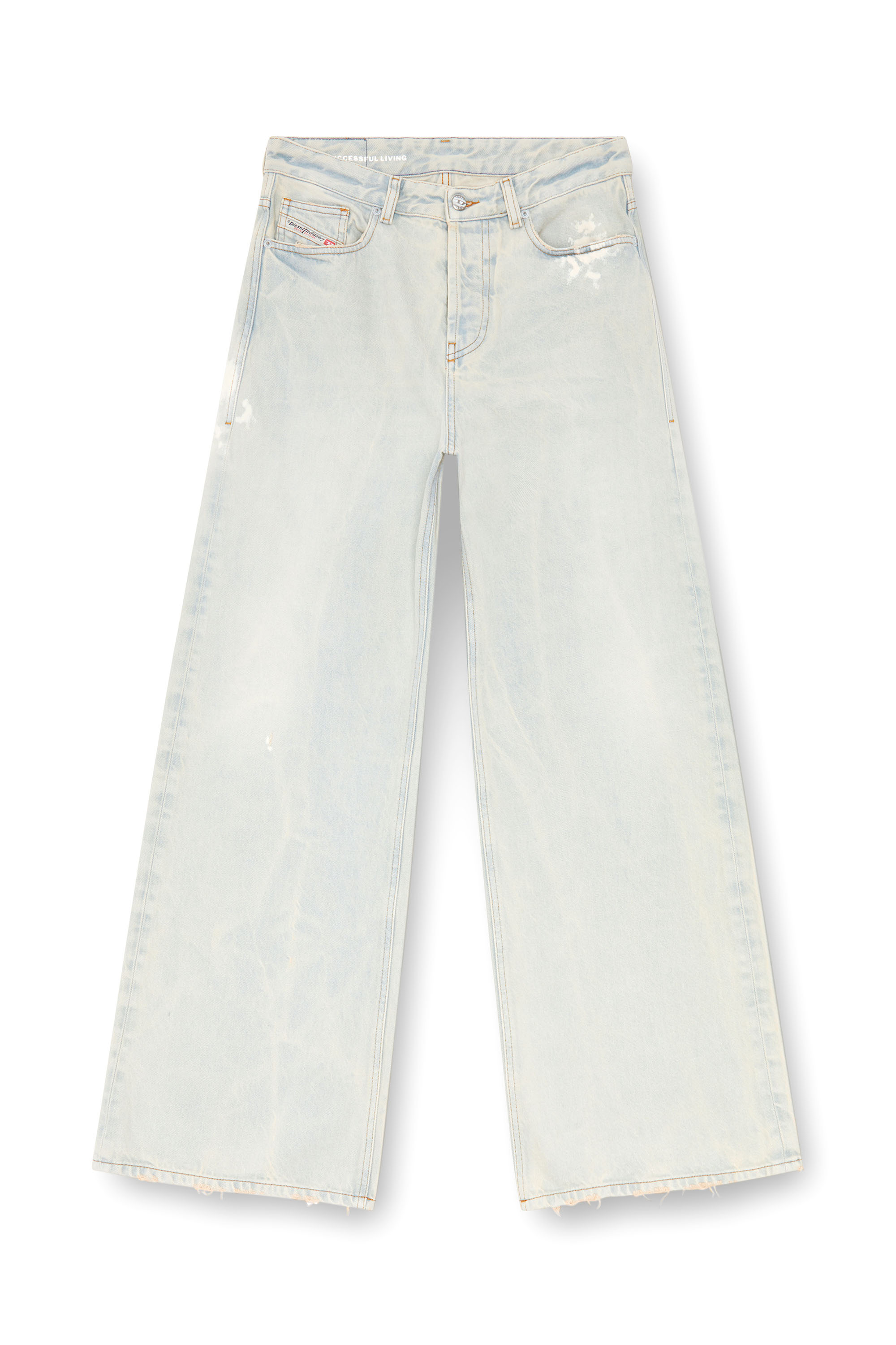 Diesel - Woman Straight Jeans 1996 D-Sire 09J81, Light Blue - Image 3