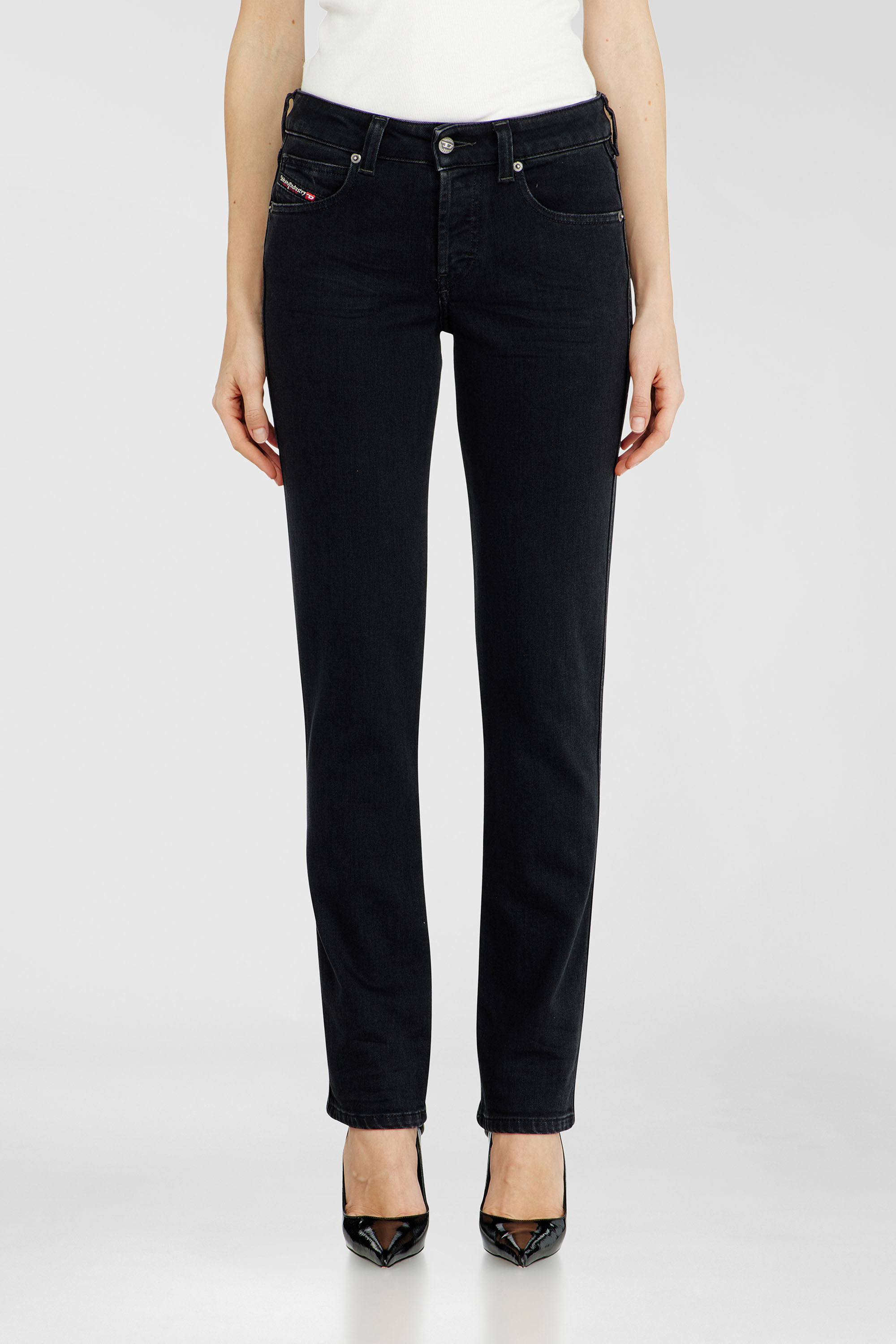 Diesel - Damen Slim Jeans 1992 D-Jiann 09N89, Schwarz/Dunkelgrau - 1