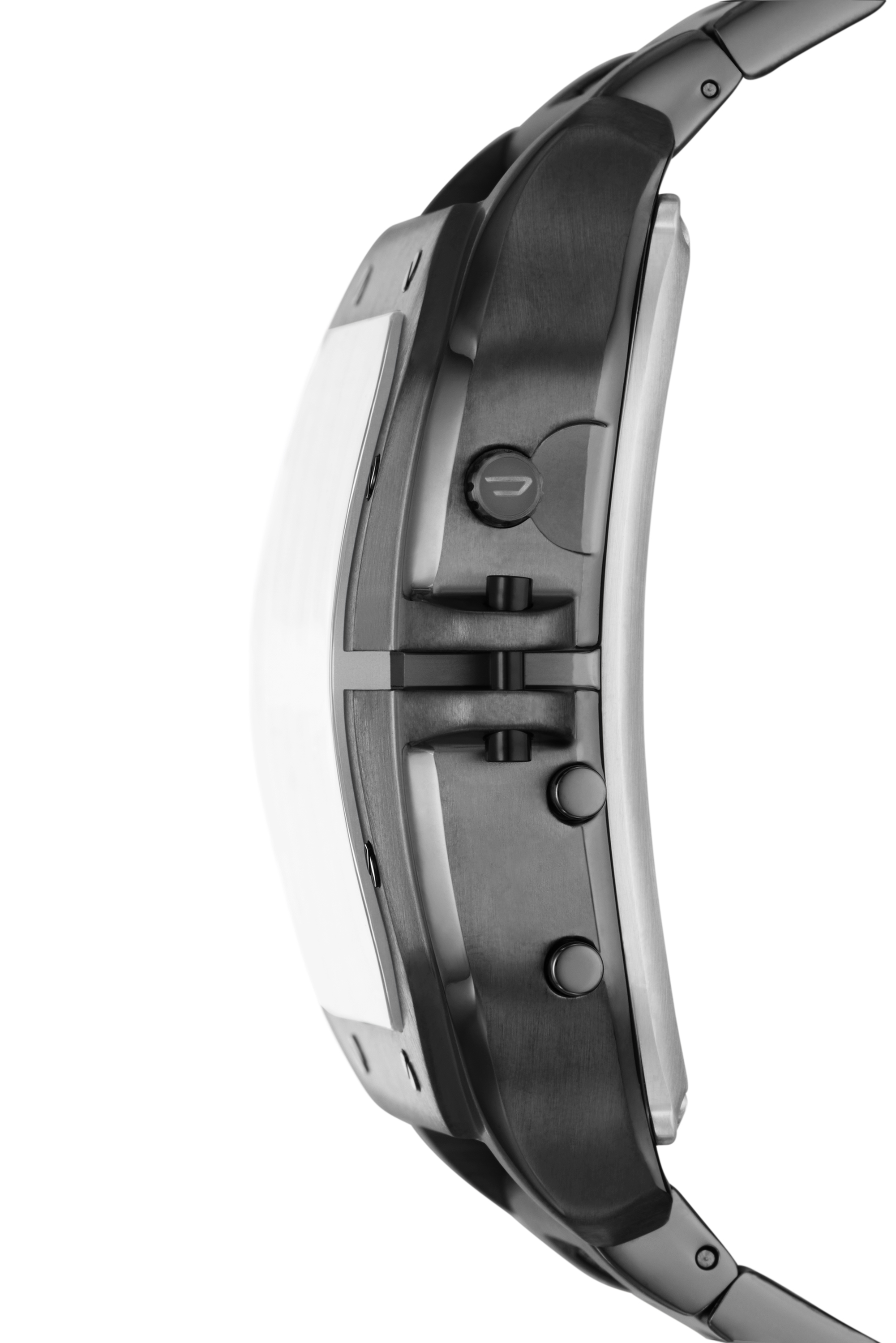 Diesel - DZ7462, Herren Clasher Armbanduhr Analog-Digital Metallgrau in Dunkelgrau - 3