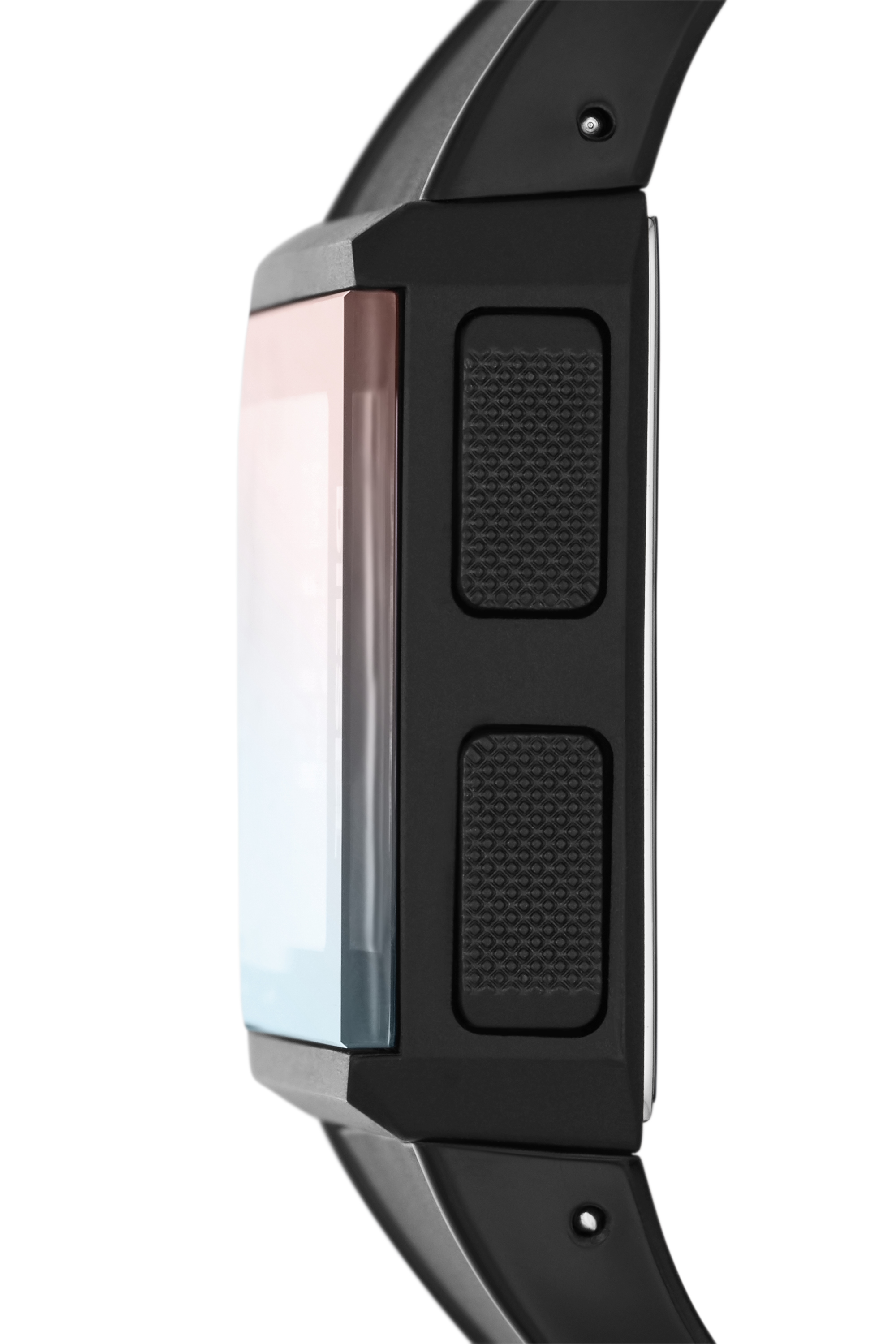 Diesel - DZ1971, Unisex Chopped Armbanduhr mit Silikonarmband in Schwarz - 3