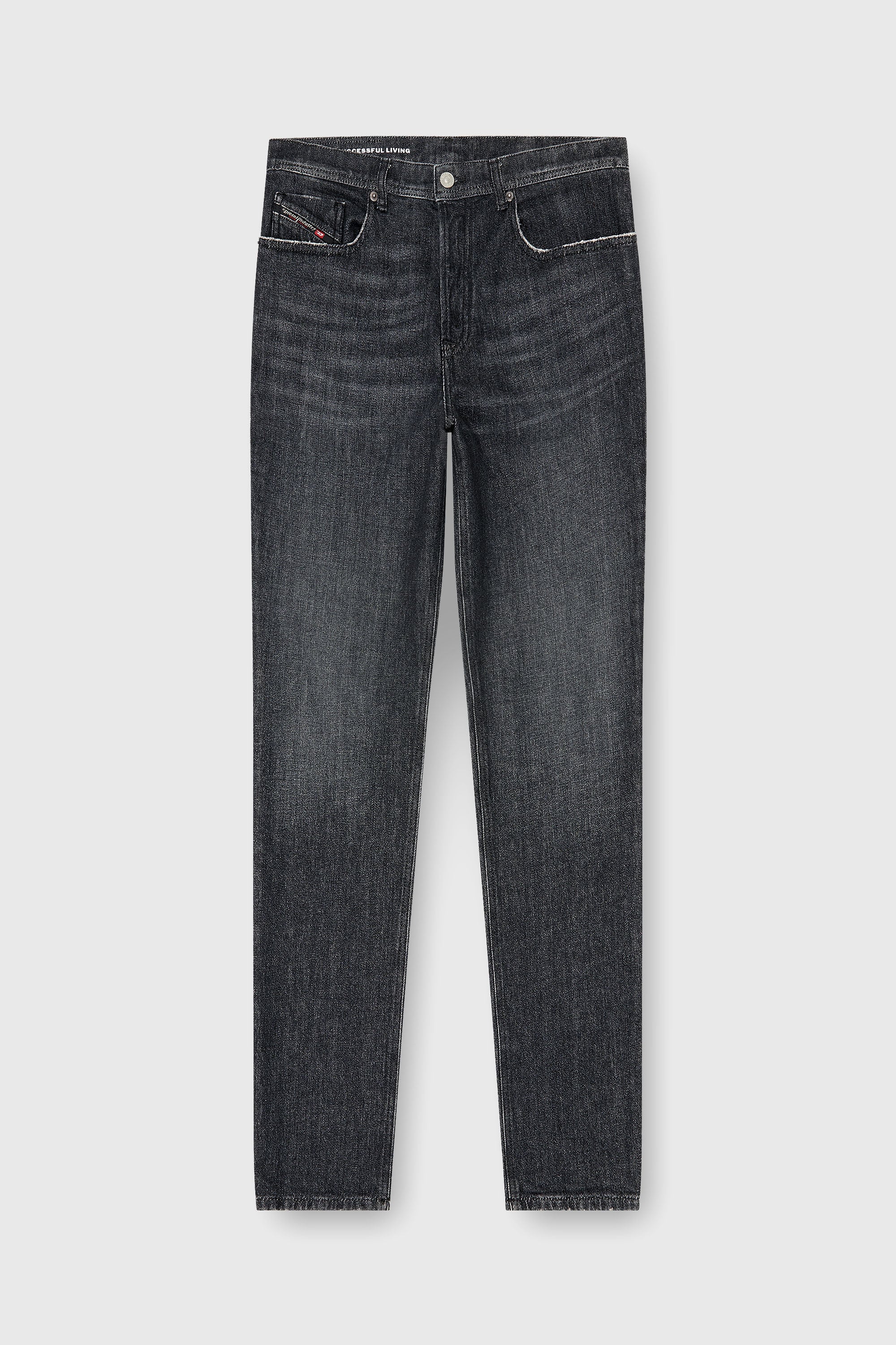Diesel - Herren Regular Jeans 2023 D-Finitive 09P79, Schwarz/Dunkelgrau - 6