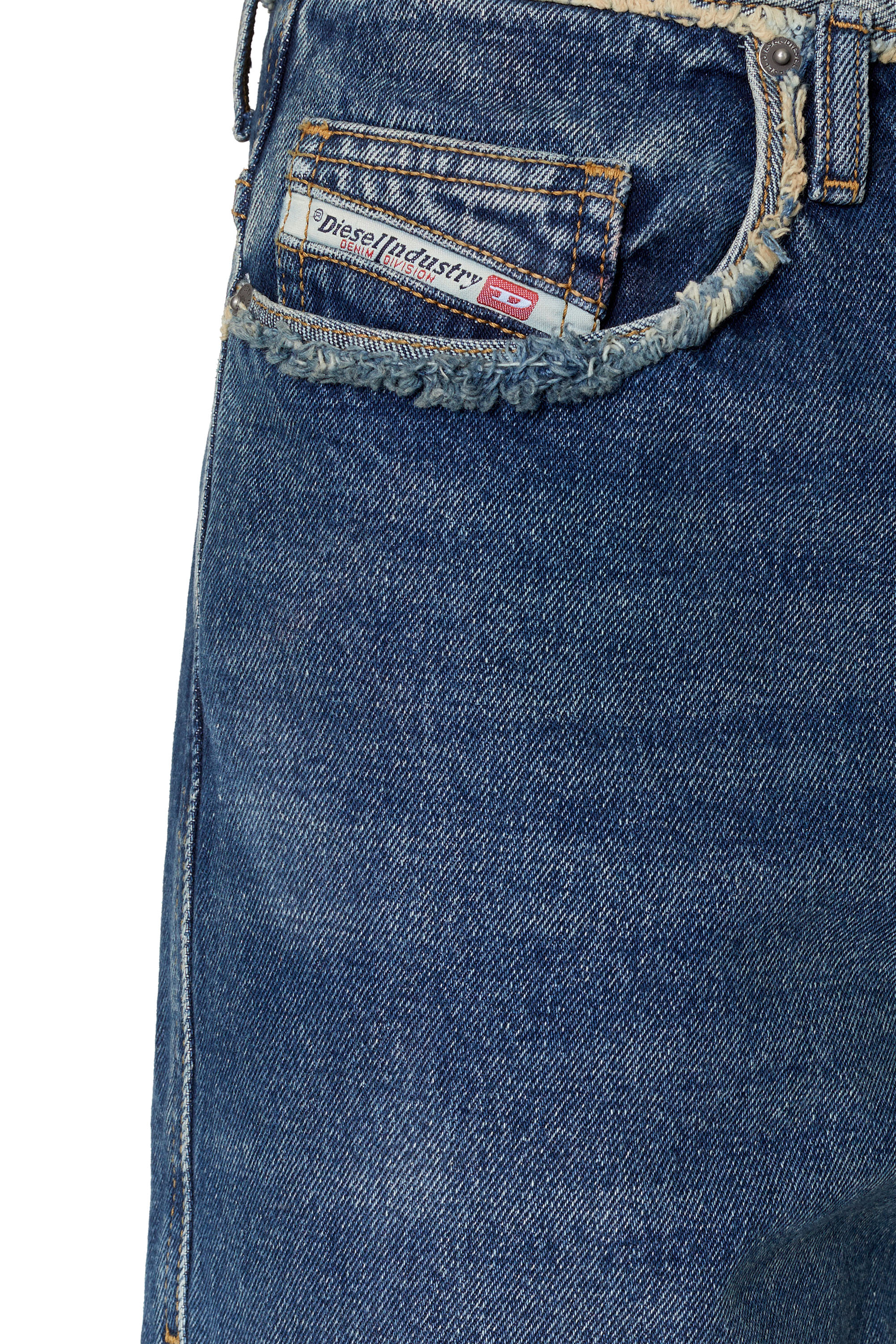 Diesel - D-Pend 007F2 Straight Jeans, Mittelblau - Image 4