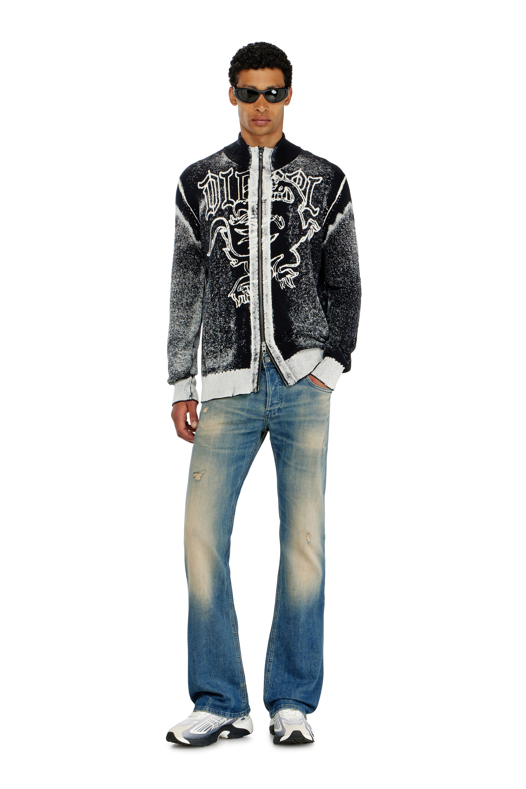 Diesel - Herren Bootcut Jeans 2007 Zatiny 0KBBW, Mittelblau - 2