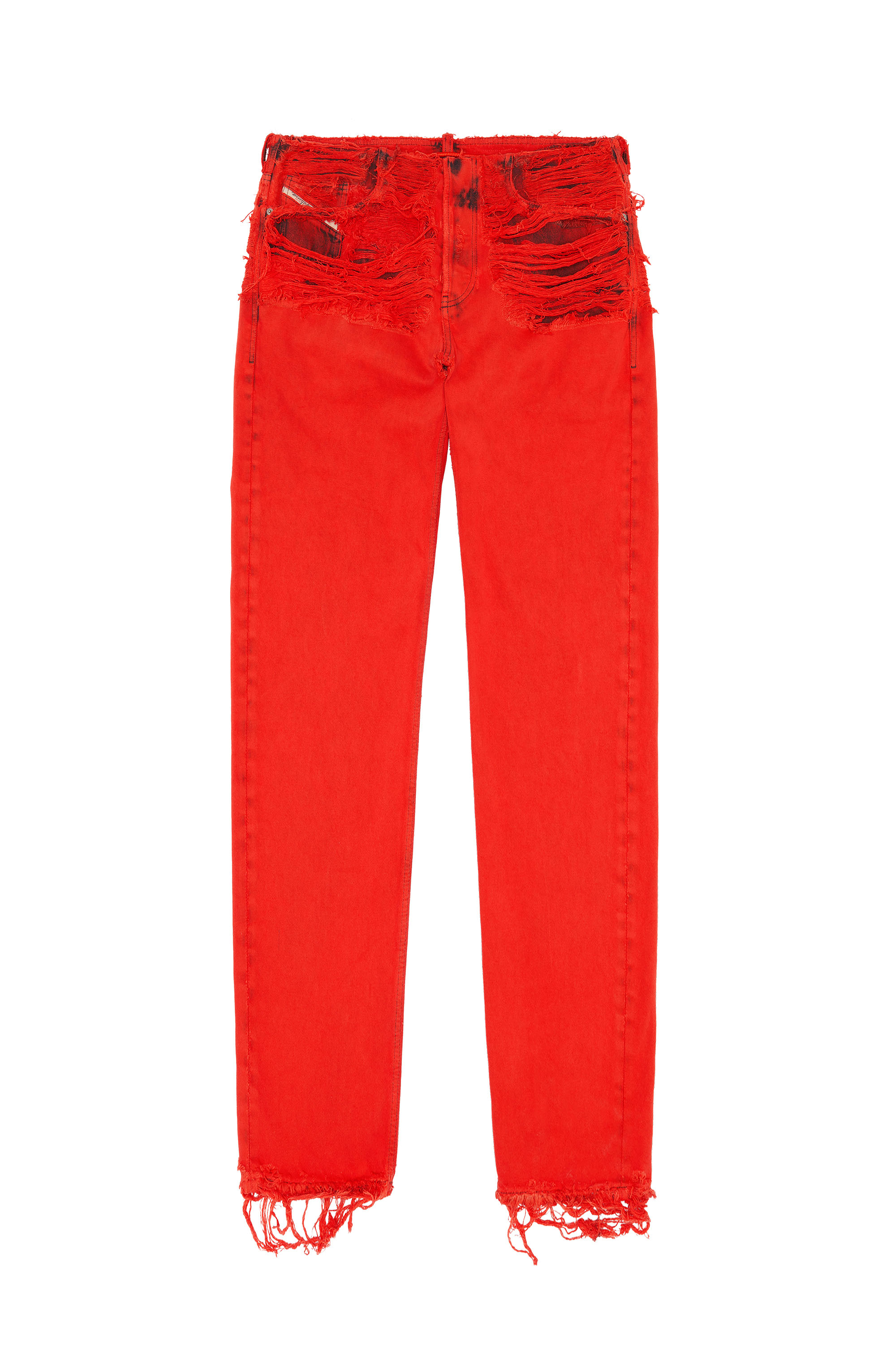 Diesel - 2010 D-MACS 007P1 Straight Jeans, Rot - Image 6