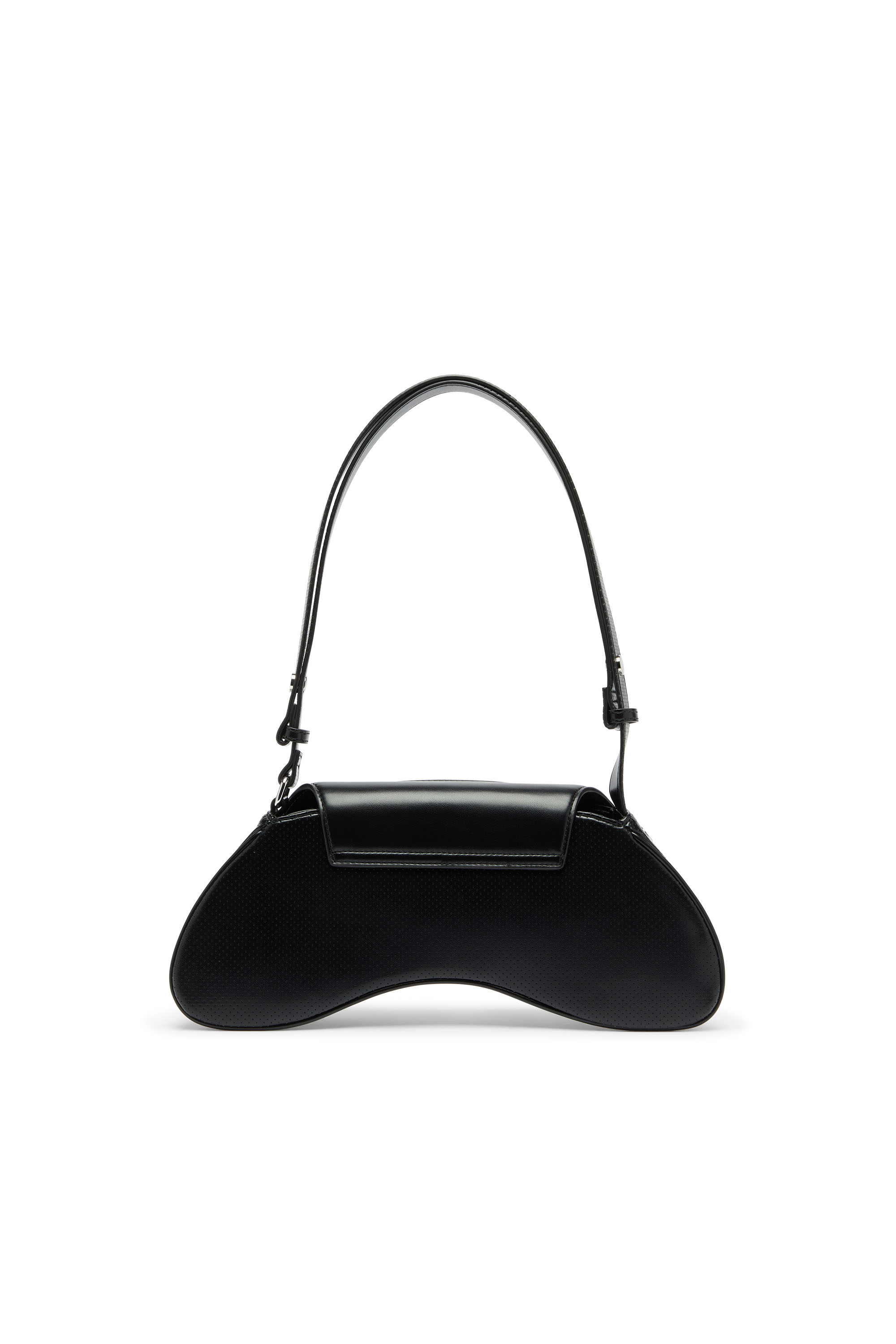 Diesel - PLAY CROSSBODY, Damen Play - Umh&auml;ngetasche aus gestepptem, perforiertem PU in Schwarz - 2
