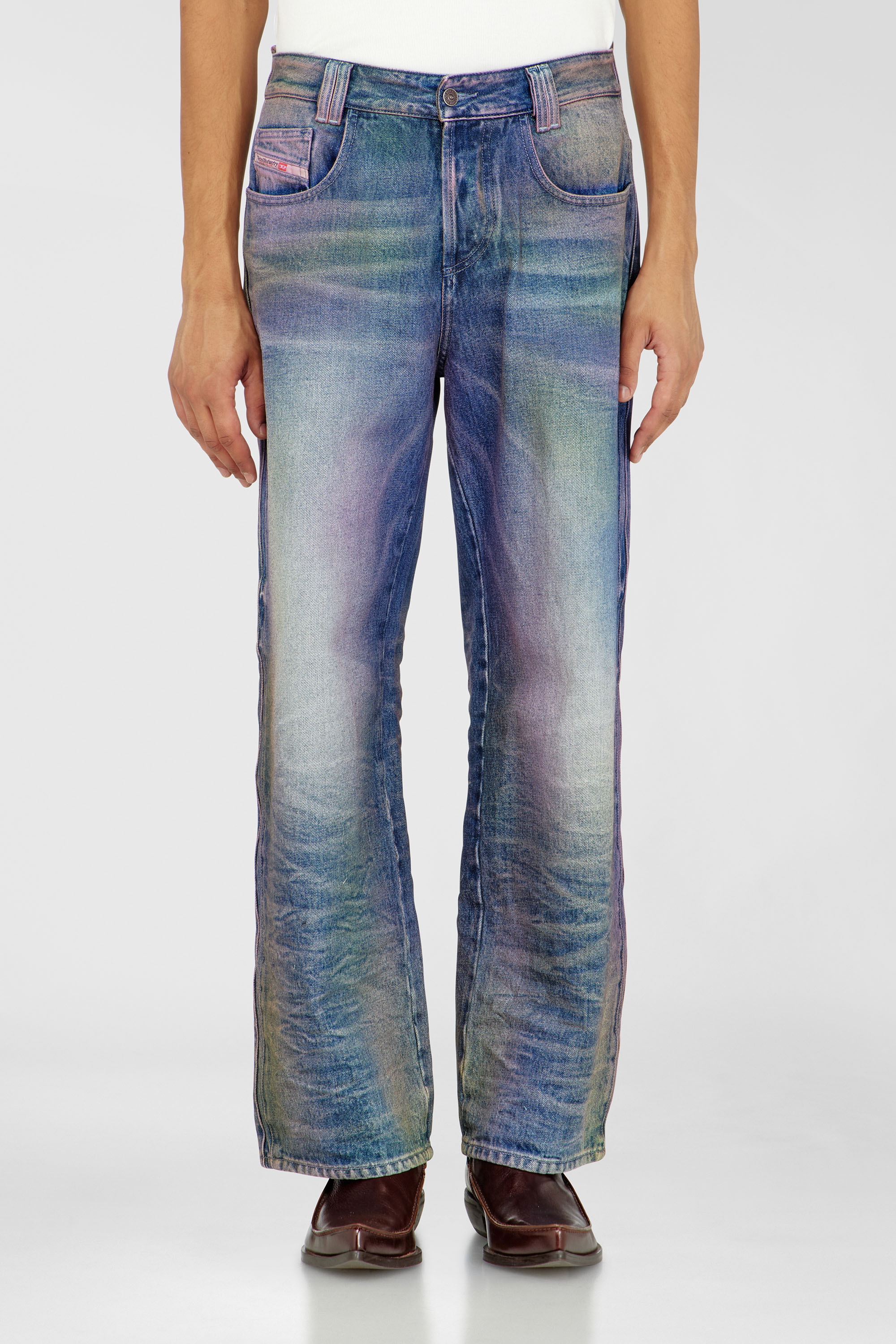 Diesel - Unisex Relaxed Jeans 1982 D-Hakou 007FW, Mittelblau - 1