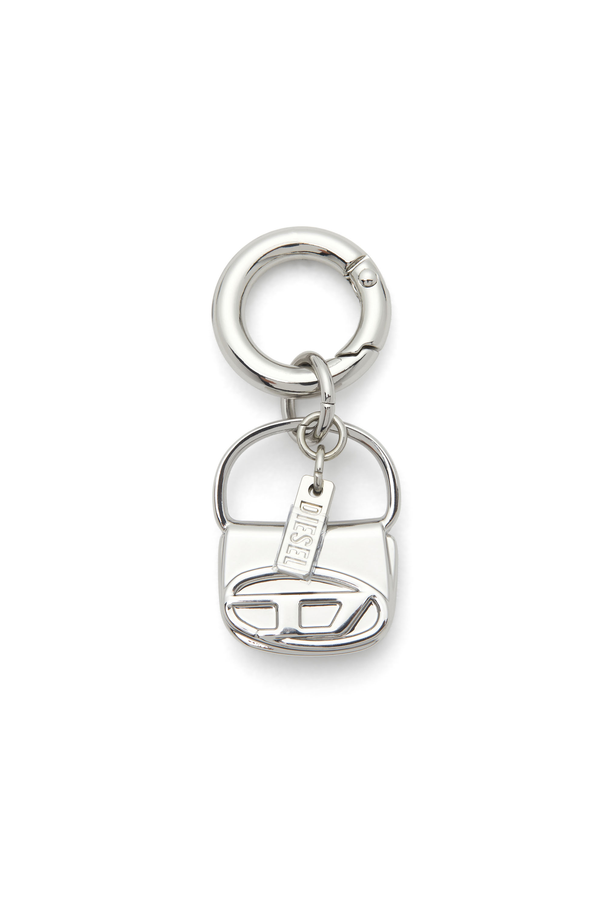 Diesel - CHARM-1DR, Damen Metal charm with mini 1DR detail in Silber - 1