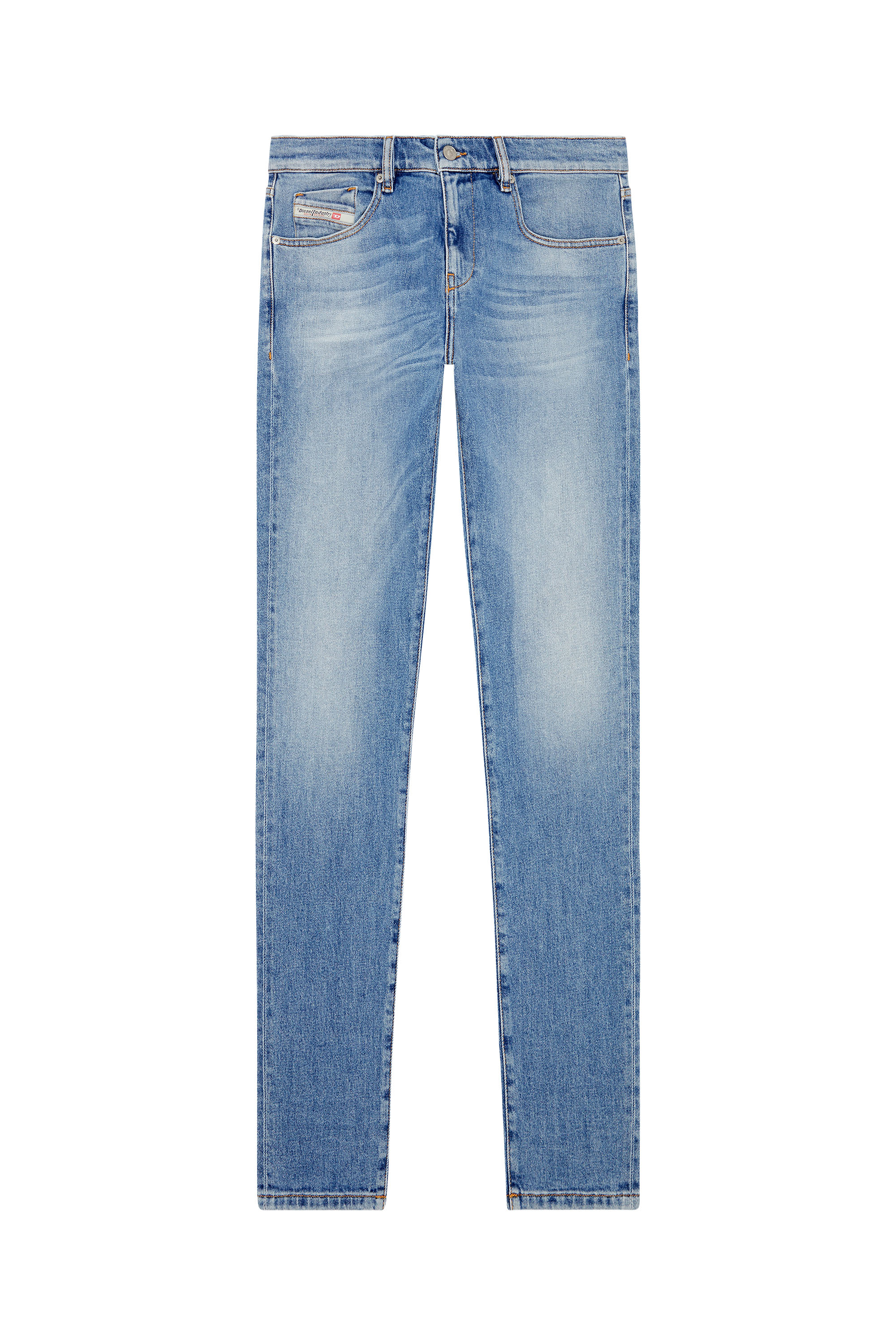 Diesel - Slim Jeans 2019 D-Strukt 09F81, Mittelblau - Image 5