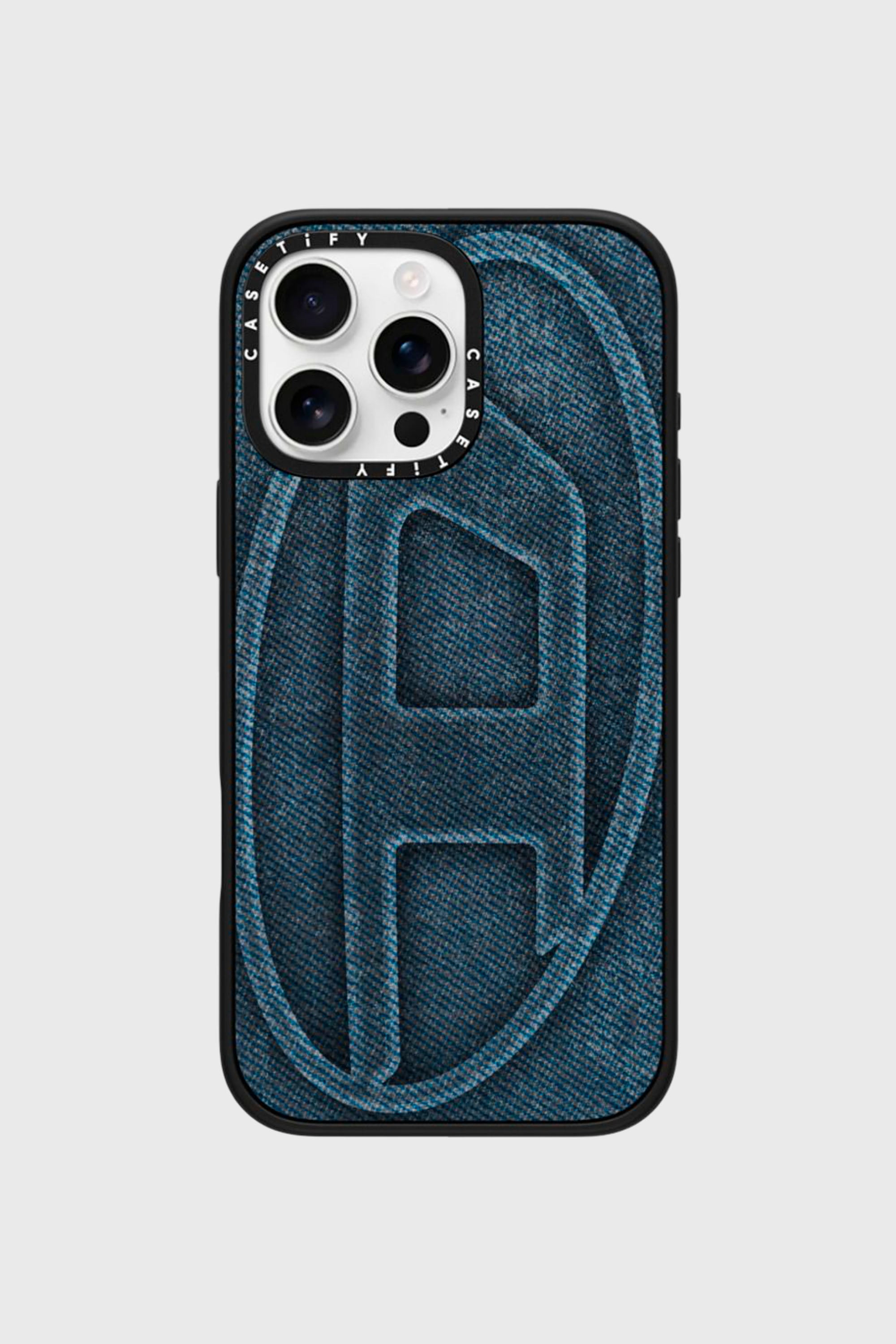 Diesel - 60582 MOULDED CASE, Unisex H&uuml;lle Oval D impact f&uuml;r iPhone 16 Pro Max in Blau - 1