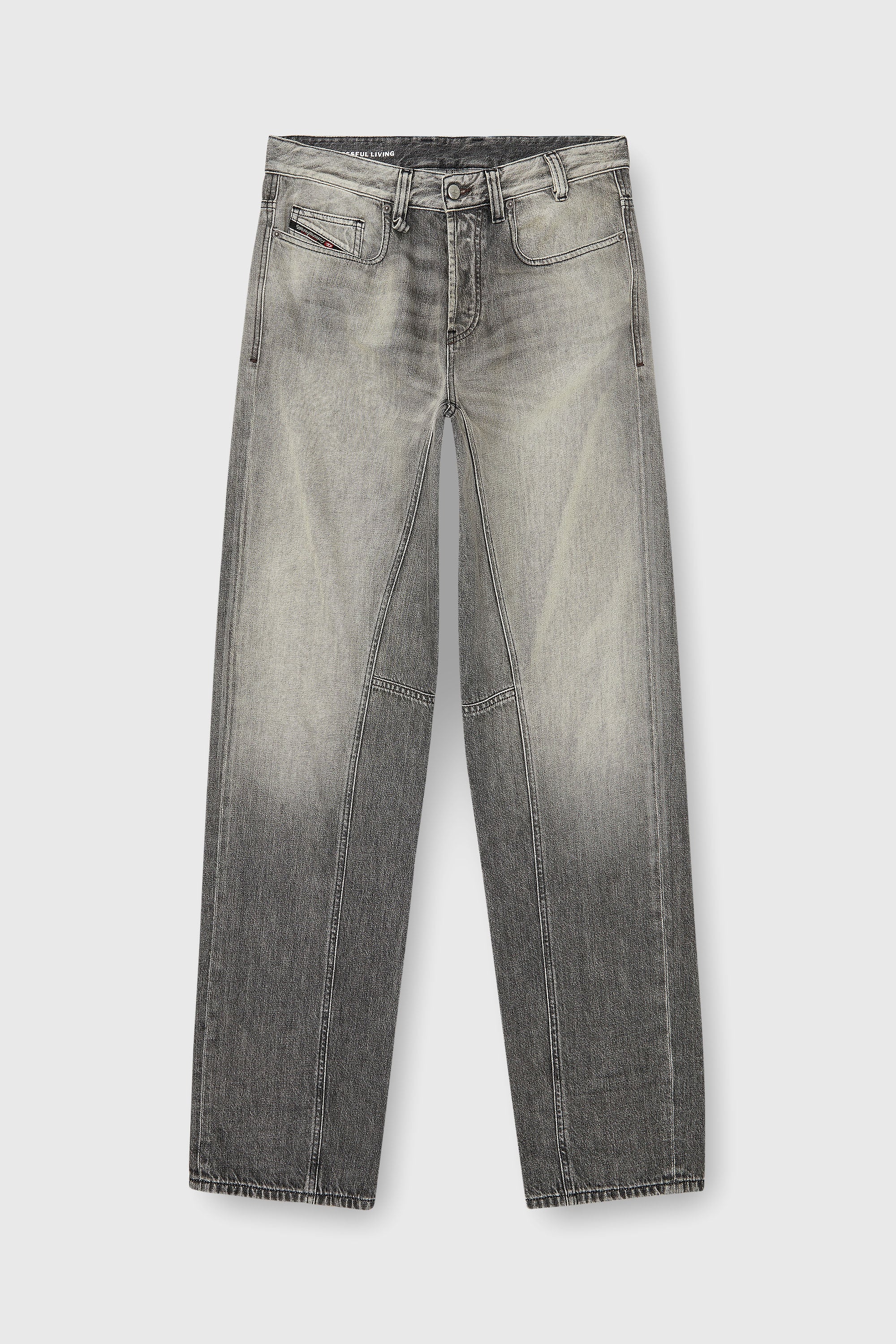 Diesel - Herren Relaxed Jeans 2001 D-Macro 09P56, Grau - 2