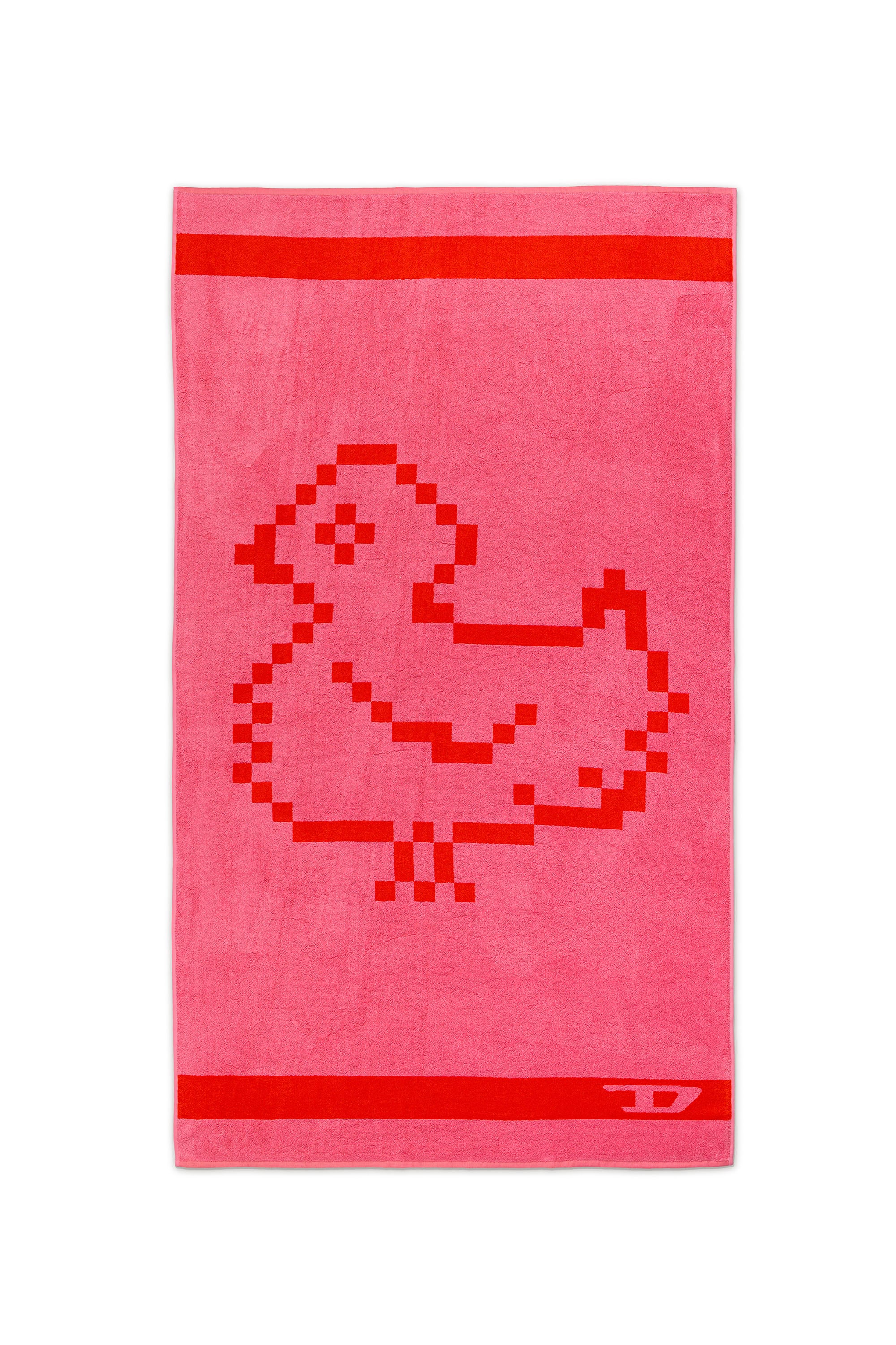 Diesel - 1018133  PIXEL TOYS 1 PINK/RED TOWEL, Unisex Frotteehandtuch 100x180 cm in Rot - 1