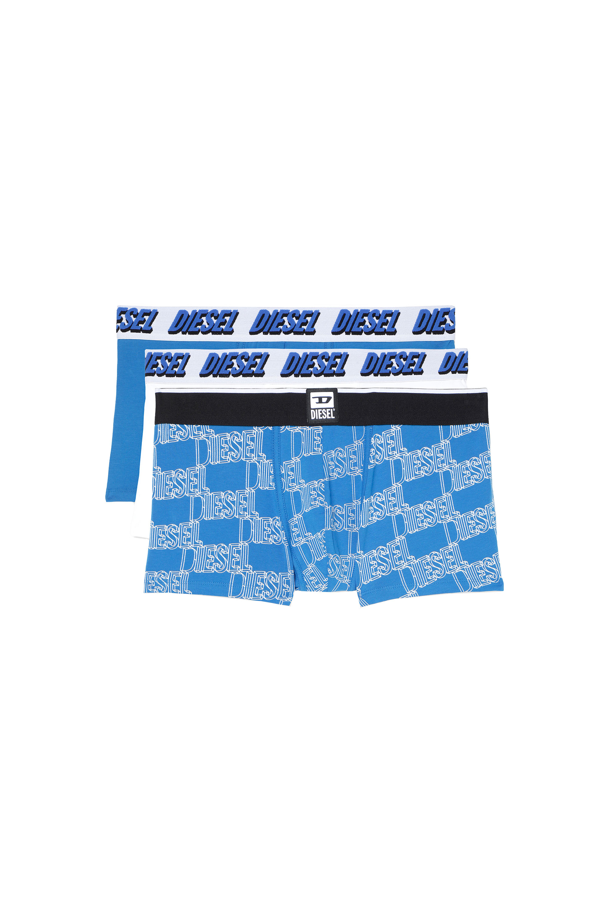 UMBX-DAMIENTHREEPACK, Blau/Weiss - Boxershorts