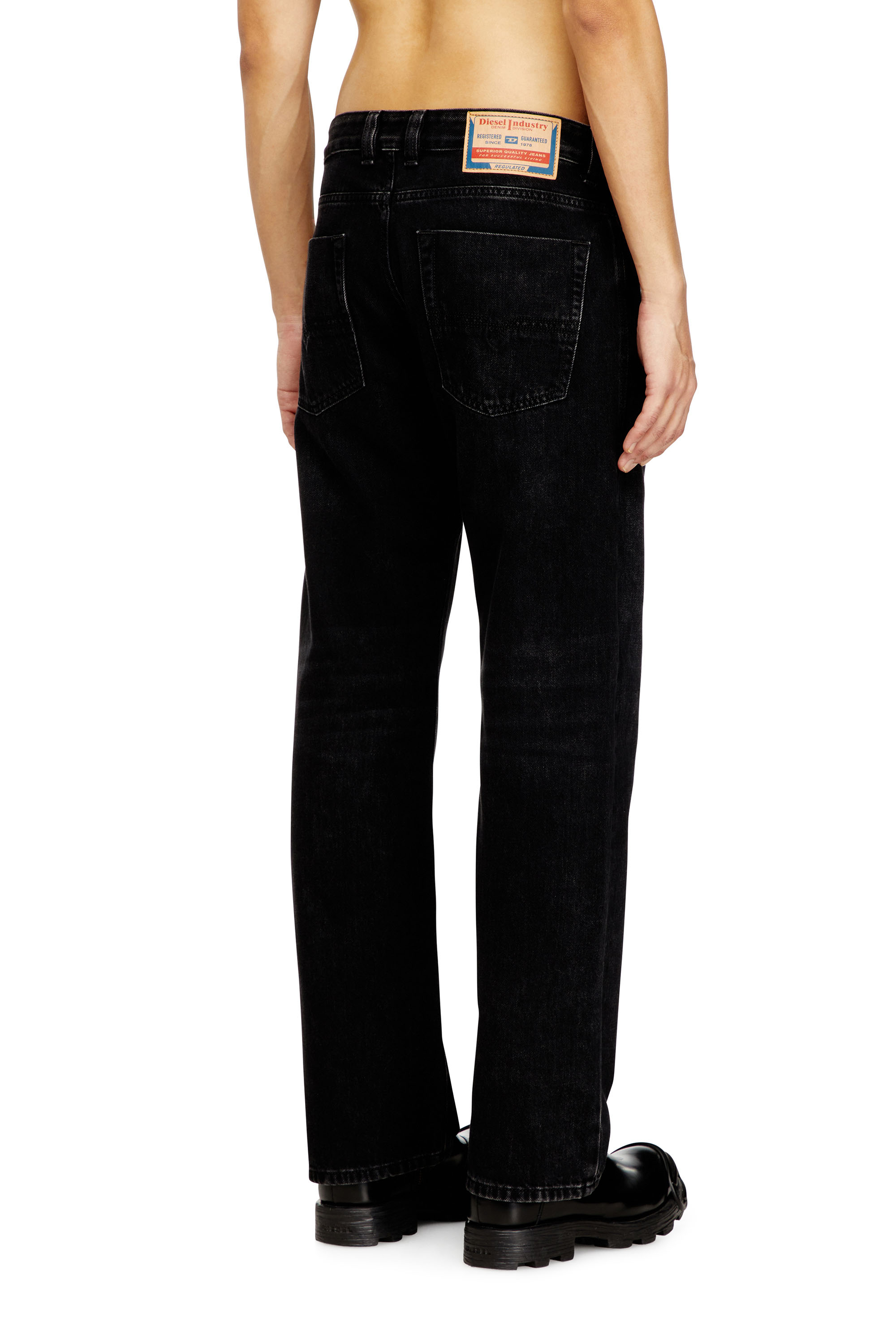 Diesel - Herren Relaxed Jeans 1980 D-Eeper 09P09, Schwarz/Dunkelgrau - 4