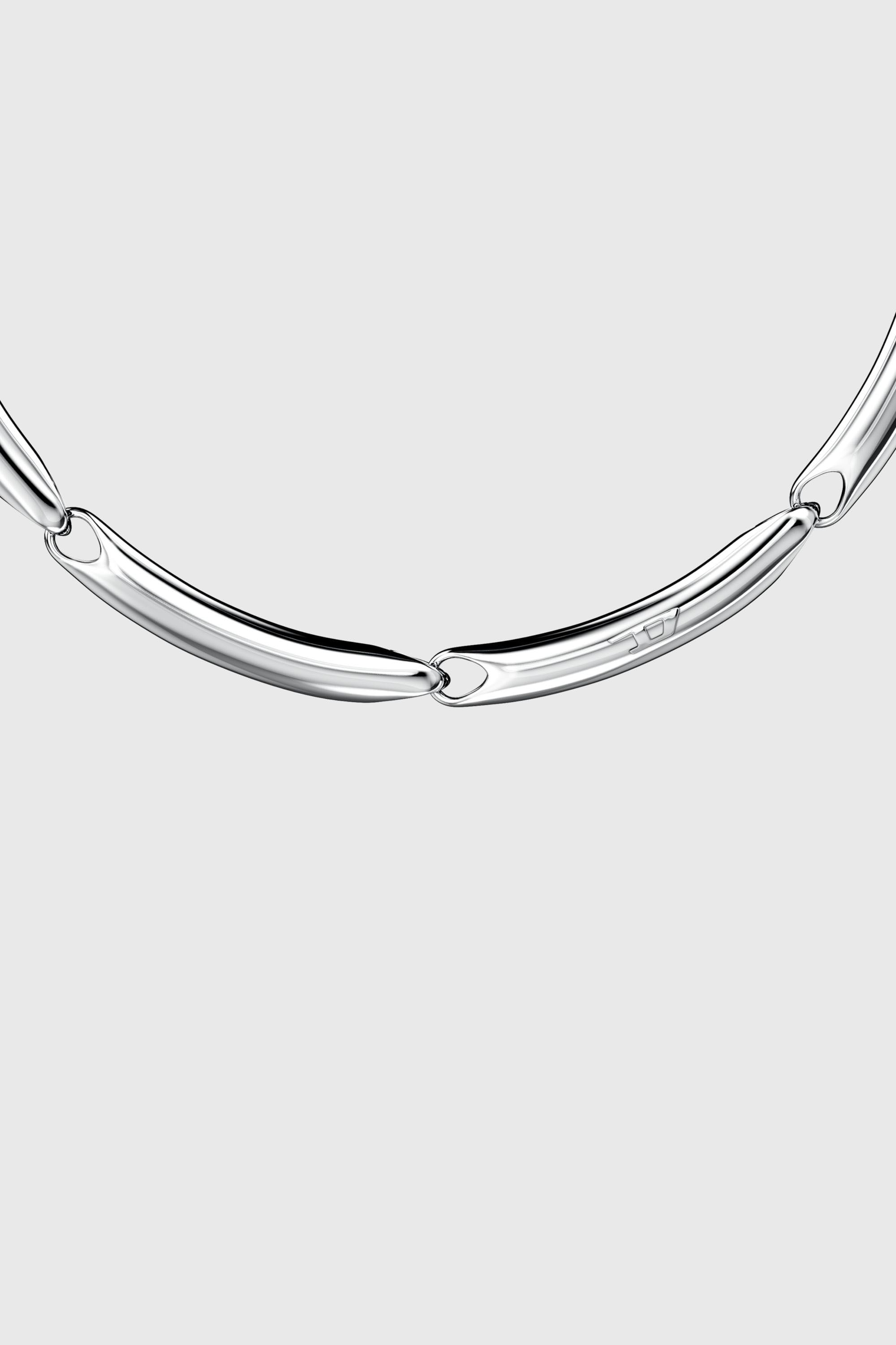 Diesel - DX1697040 JEWELLERY, Unisex Halskette aus Edelstahl in Silber - 2