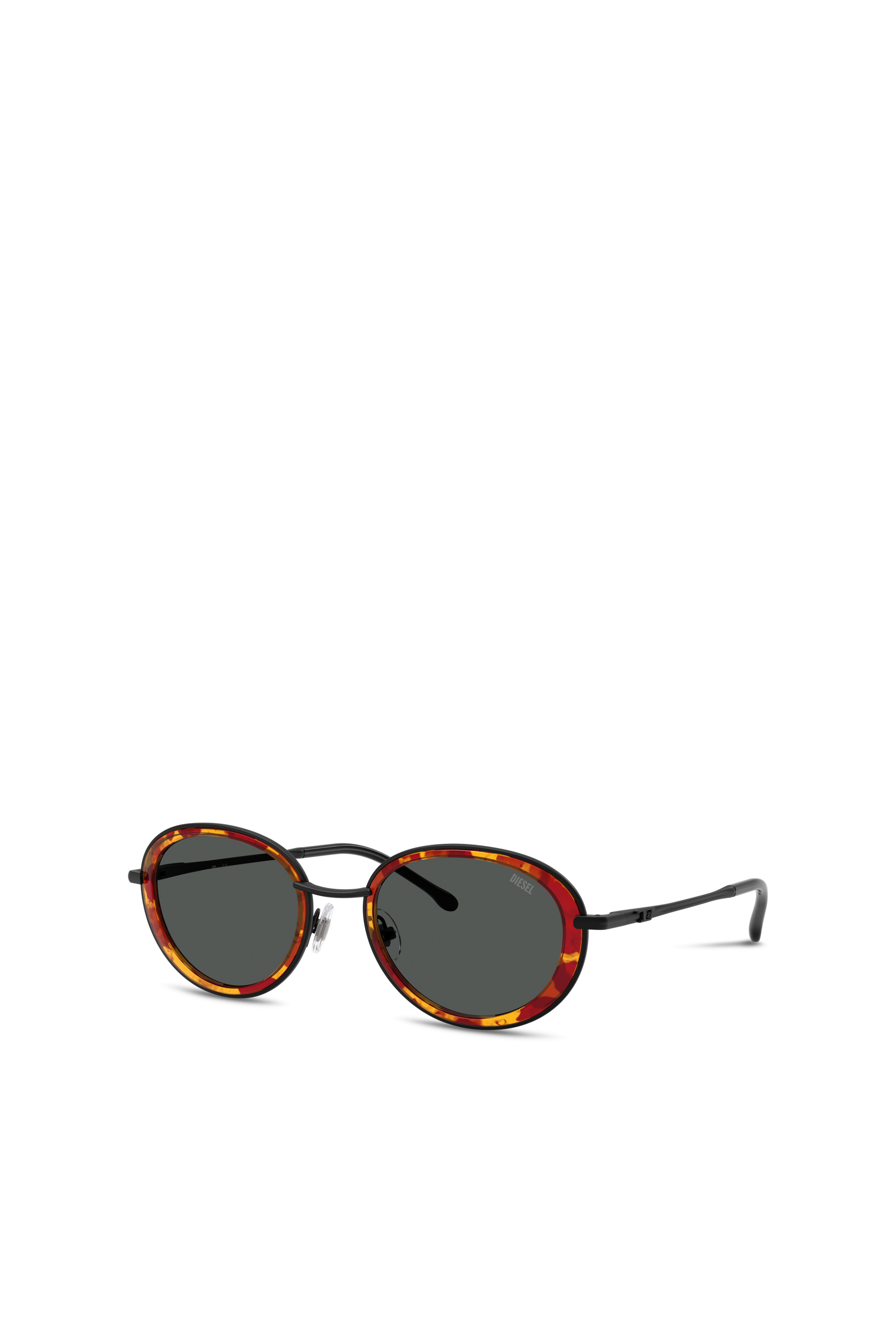 Diesel - 0DL1018, Unisex Ovale Sonnenbrillen in Schwarz - 4