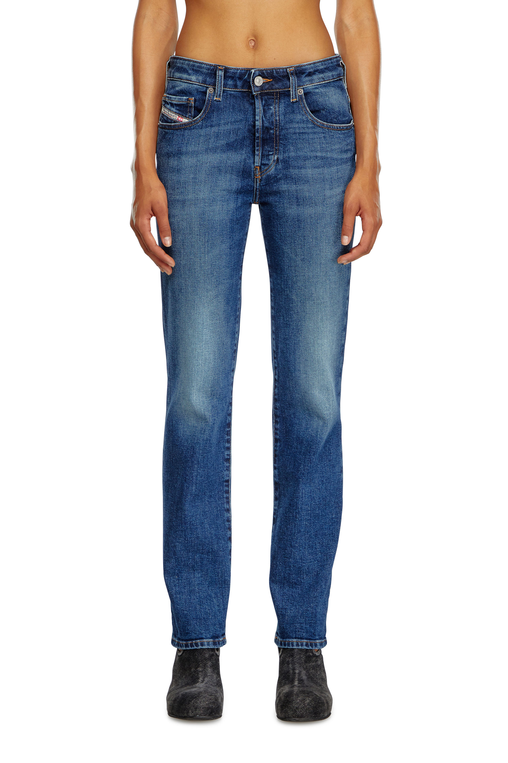 Diesel - Damen Regular Jeans 1989 D-Mine 09I28, Dunkelblau - 1