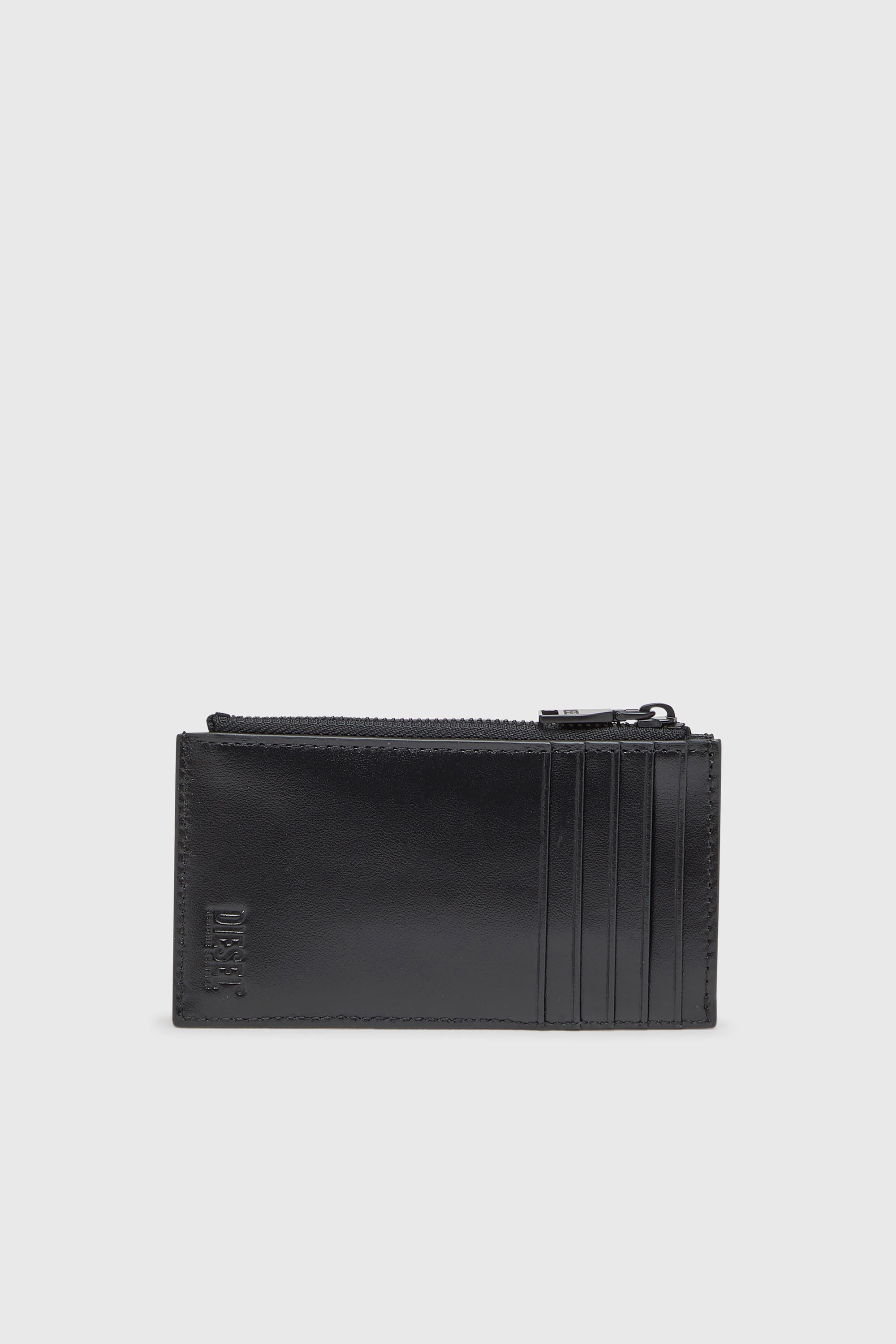 Diesel - HOLI-D CARD HOLDER III, Herren Kartenetui aus Leder in Schwarz - 2