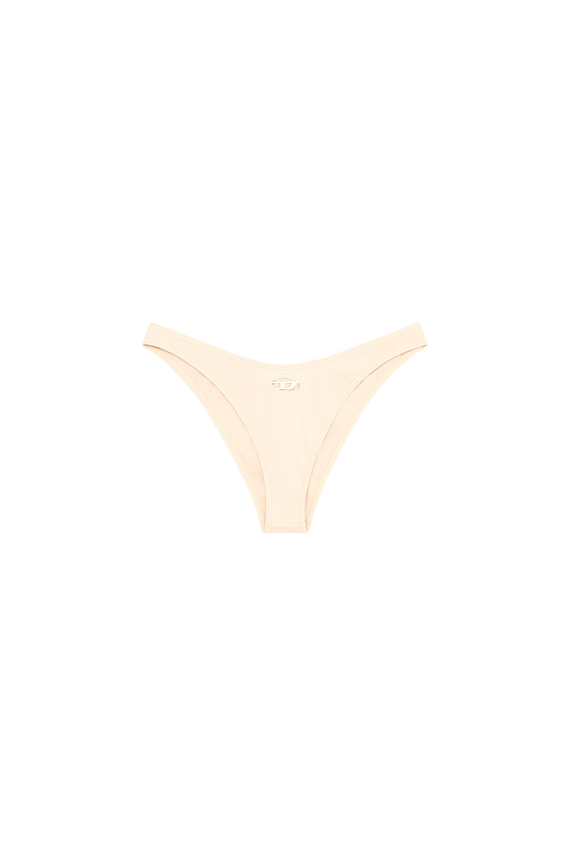 Diesel - PUNCHY-UTLT, Damen Mikrofaser-Slip mit ausgeschnittenem Logo in Fleischfarben - 3