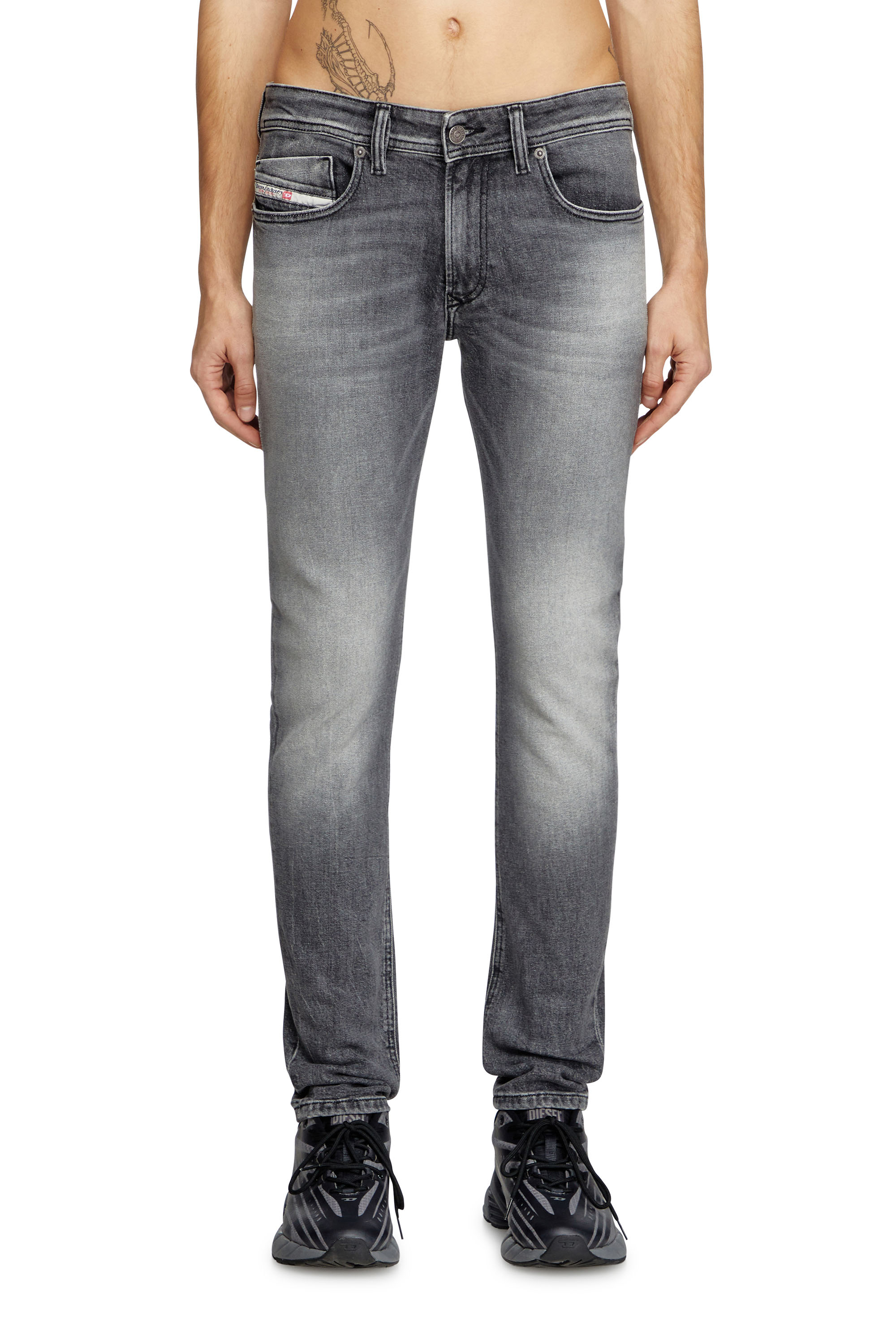 Diesel - Herren Skinny Jeans 1979 Sleenker 0BMBS, Hellgrau - 1