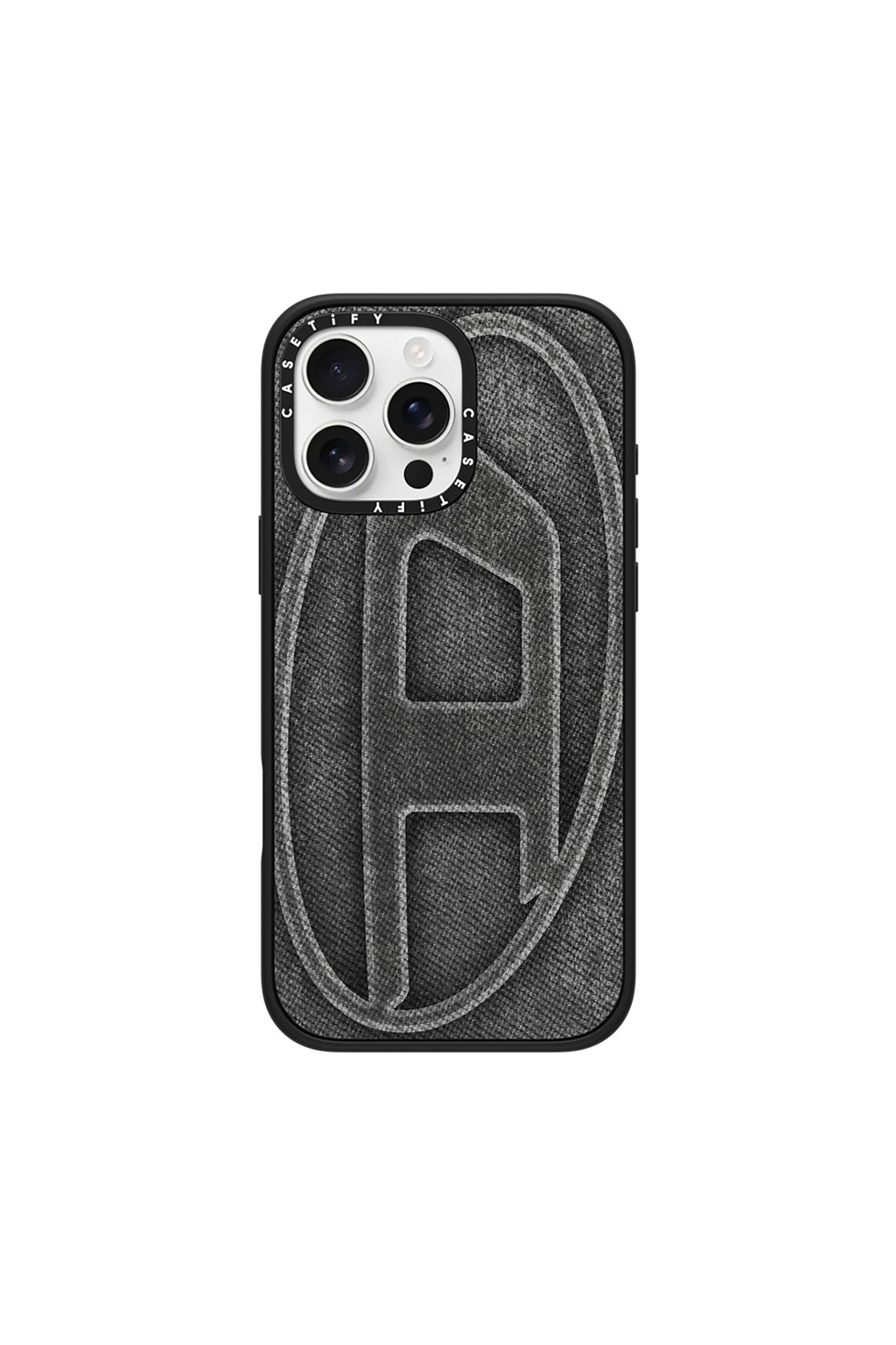 Diesel - 60576 MOULDED CASE, Unisex H&uuml;lle Oval D impact f&uuml;r iPhone 16 Pro Max in Schwarz - 1