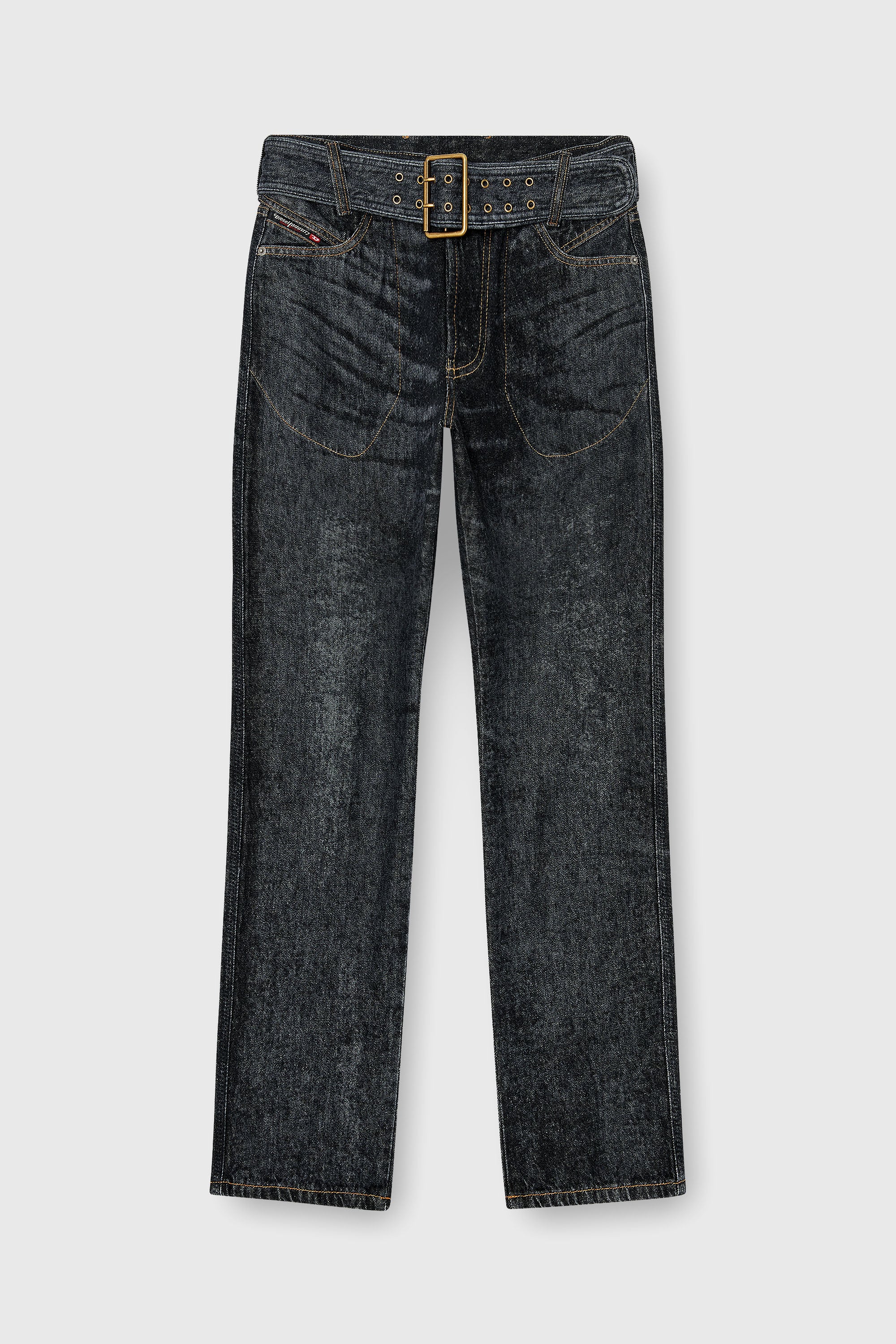 Diesel - Herren Slim Jeans D-Villus 09Q24, Schwarz/Dunkelgrau - 2