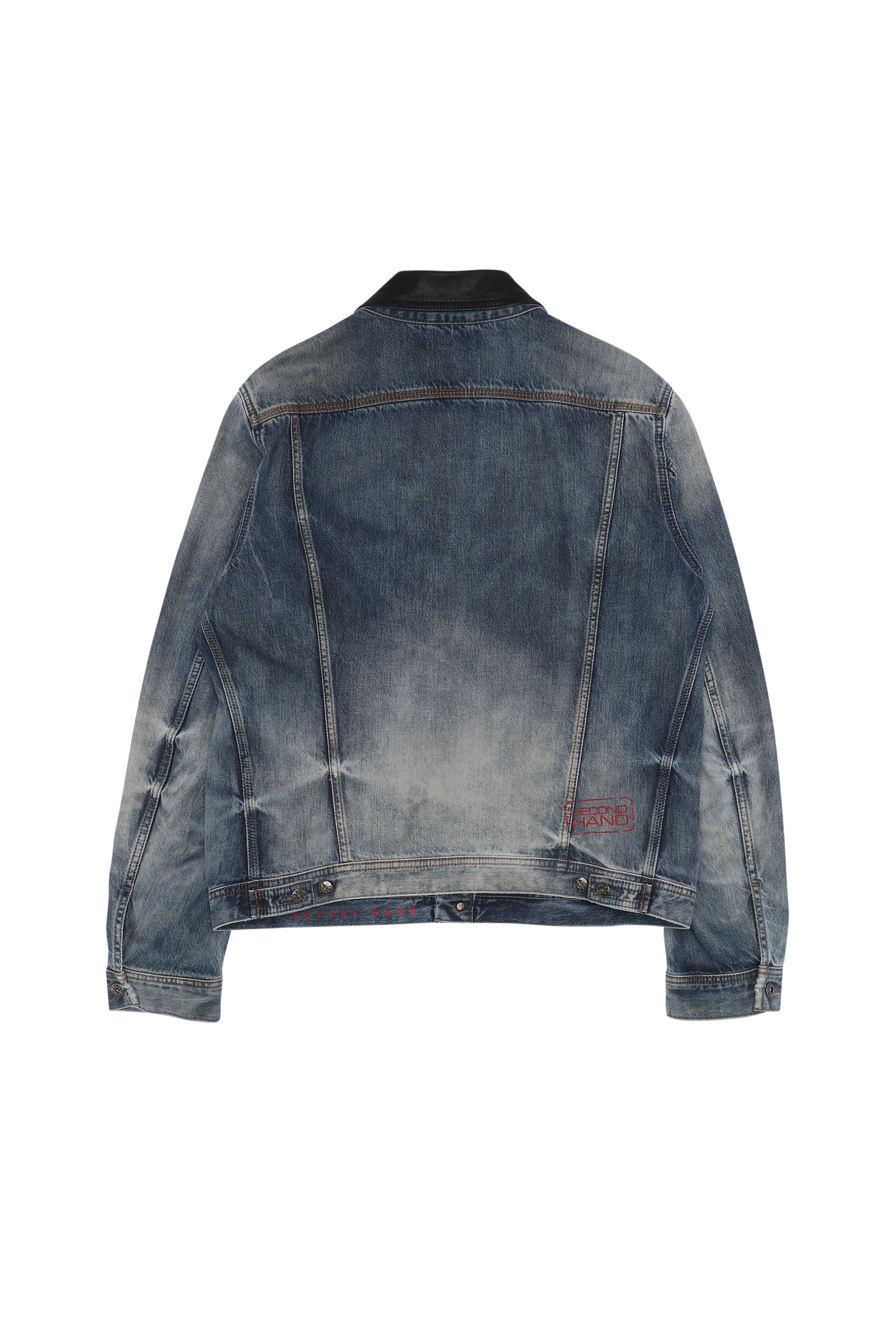 Diesel - ELSHAR, Herren Diesel Herren - Denim jacken in Mittelblau - 2