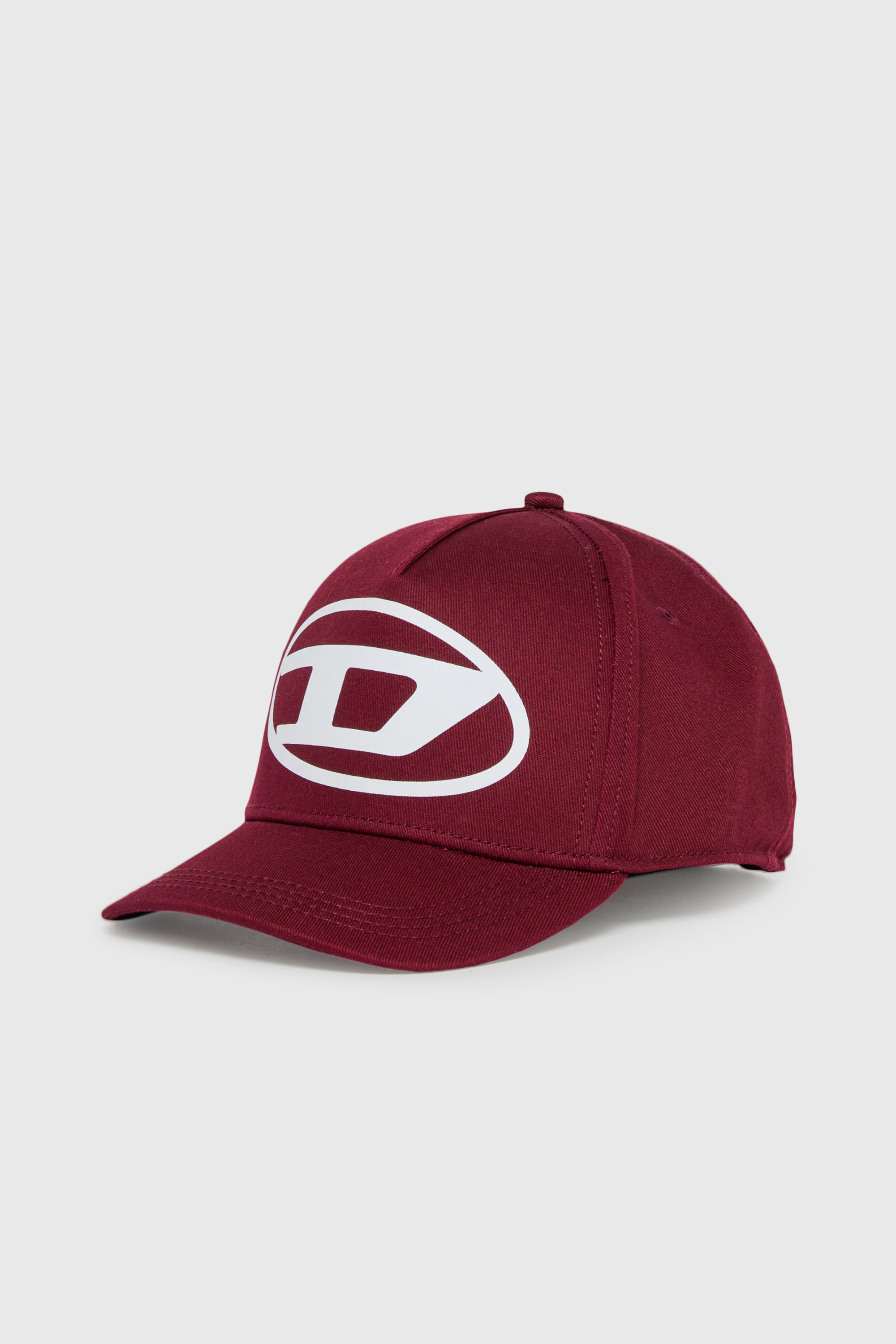 Diesel - FLIMO, Herren Baseballcap mit Oval D Logo-Print in Rot - 1
