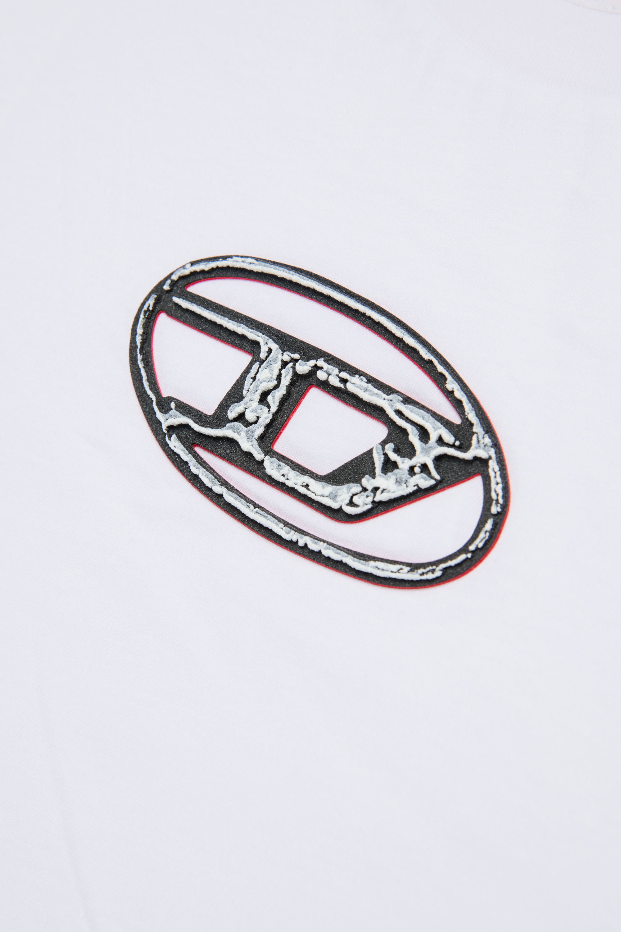 Diesel - TREDEN OVER, Herren Baumwoll-T-Shirt in Weiß - 4