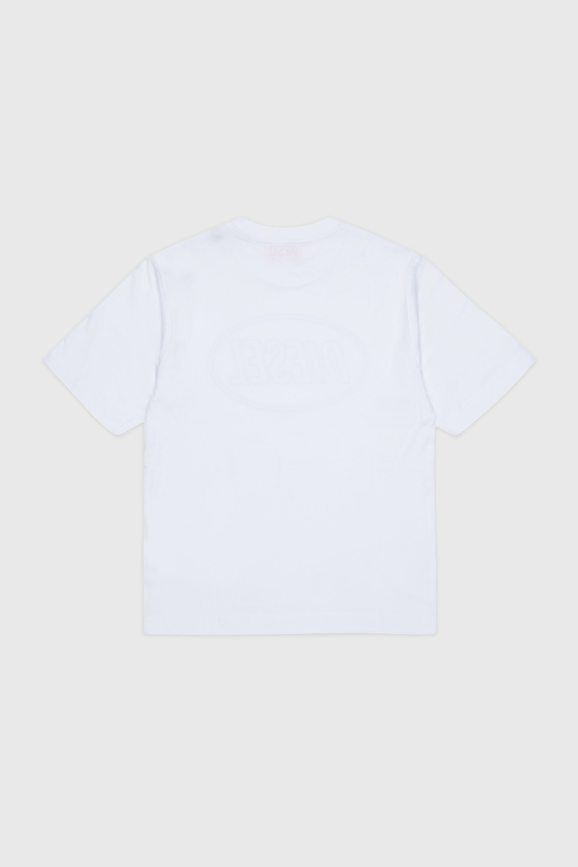 Diesel - TCIRCLE OVER, Herren Baumwoll-T-Shirt mit Diesel-Print in Wei&szlig; - 2