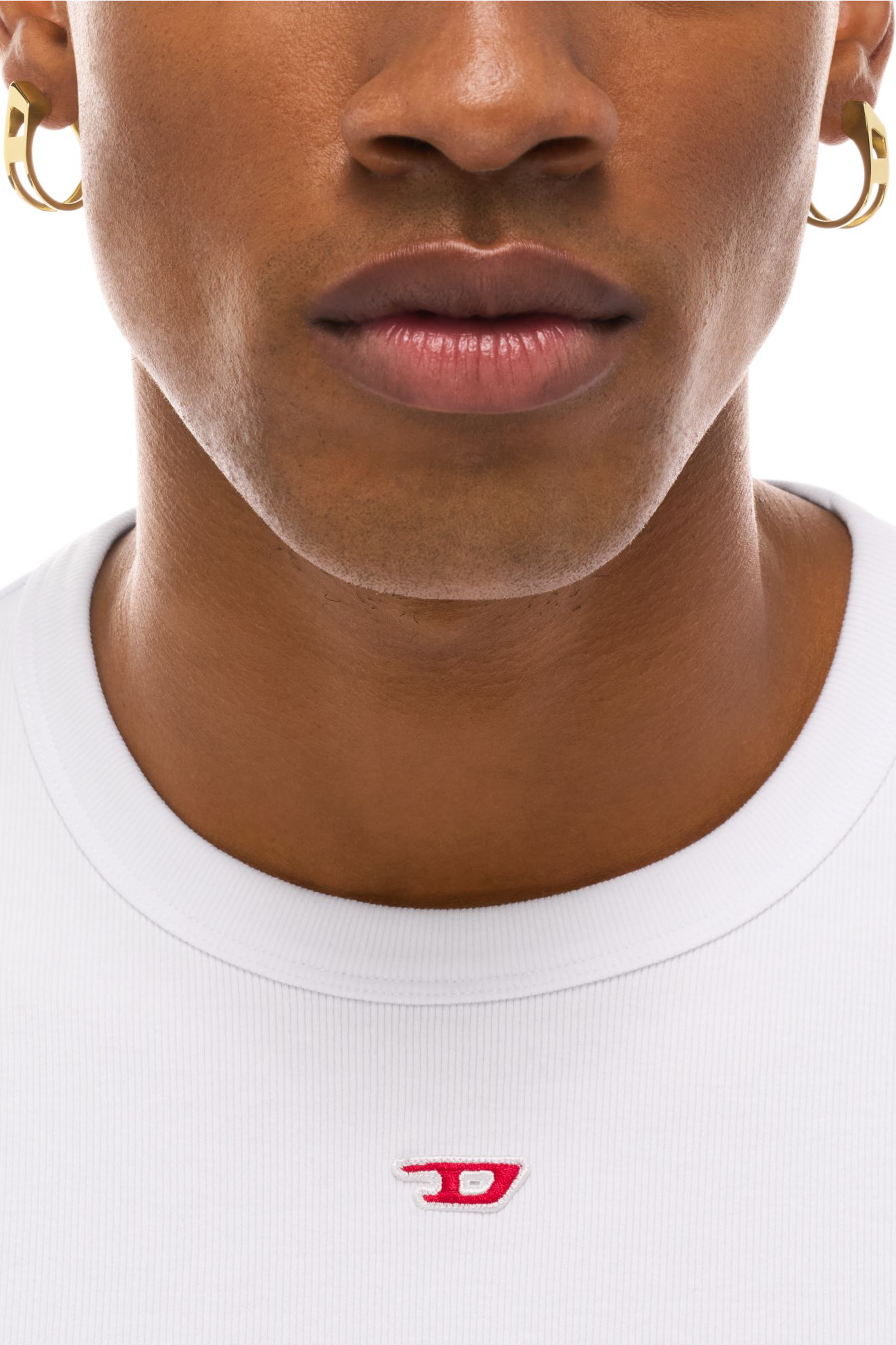 Diesel - DX1671710 JEWELLERY, Unisex Creolen-Ohrringe aus goldfarbenem Edelstahl in Gold - 3